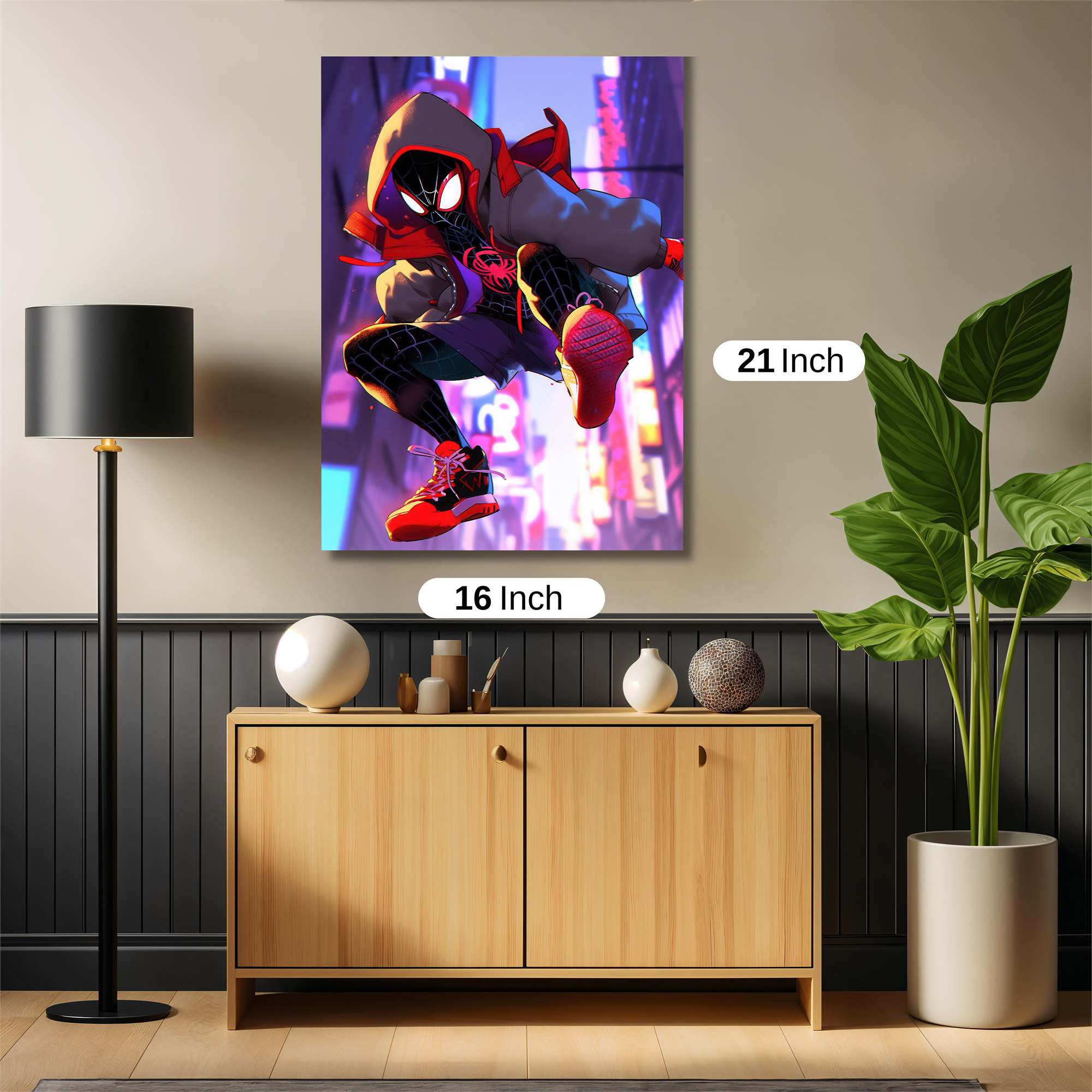 Spider-Verse Dynamic Safe Wall Magnetic / M
