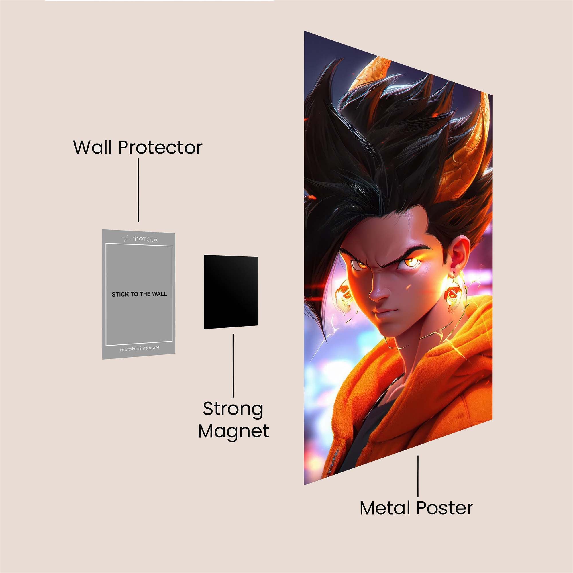 Infernal Gaze Safe Wall Magnetic / M