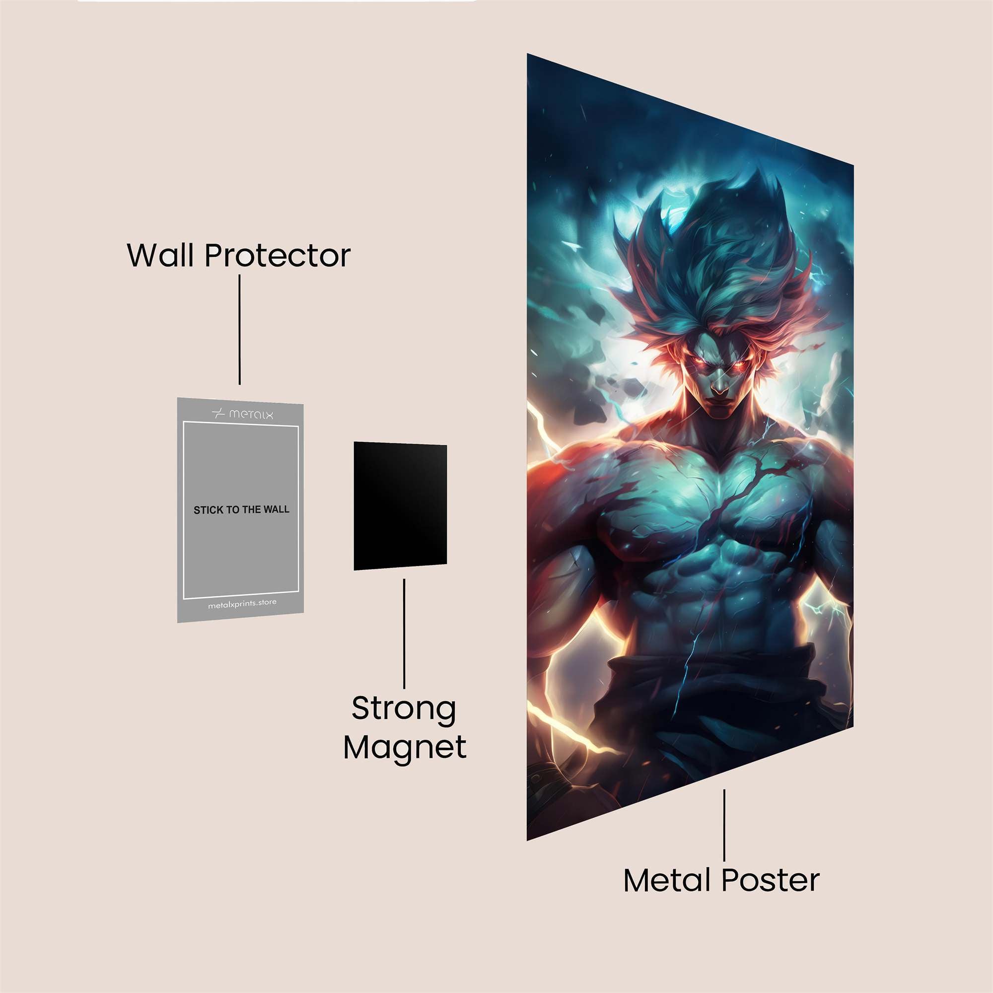 Lightning Fury Safe Wall Magnetic / M