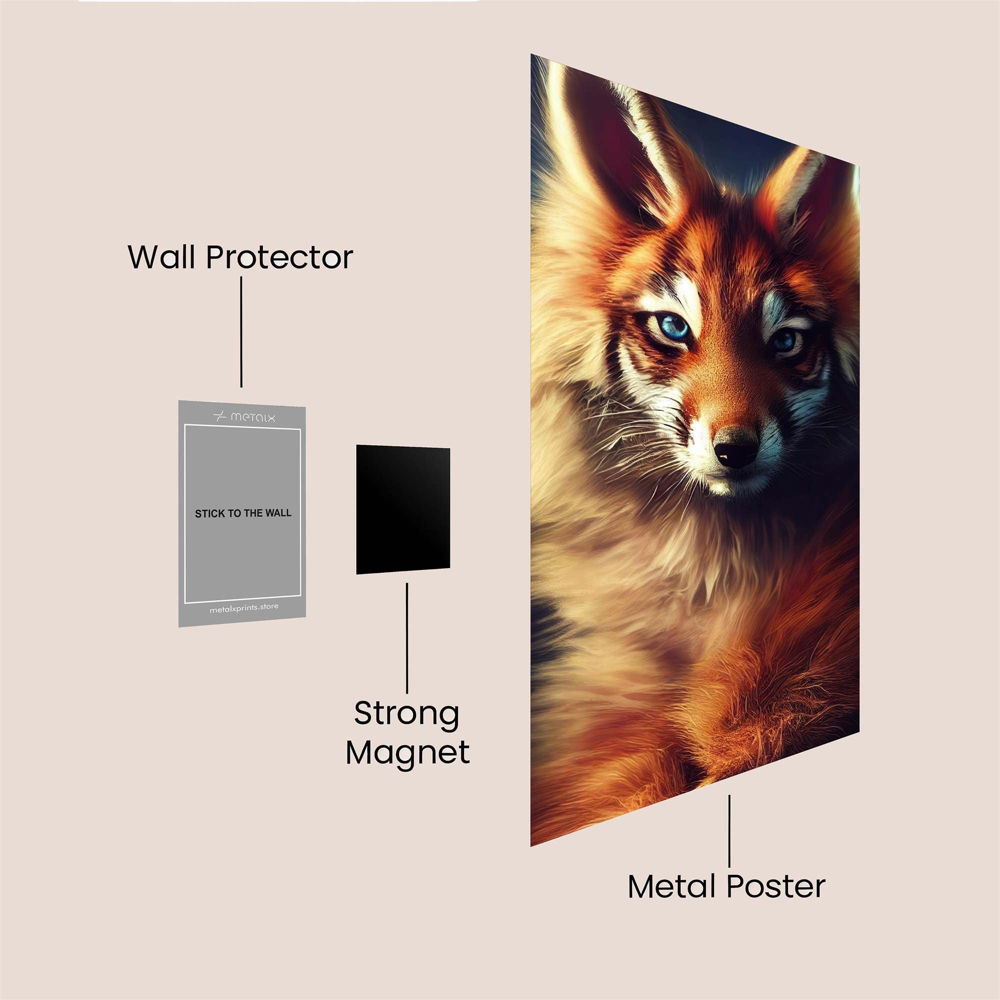 Feline Majesty Safe Wall Magnetic / M