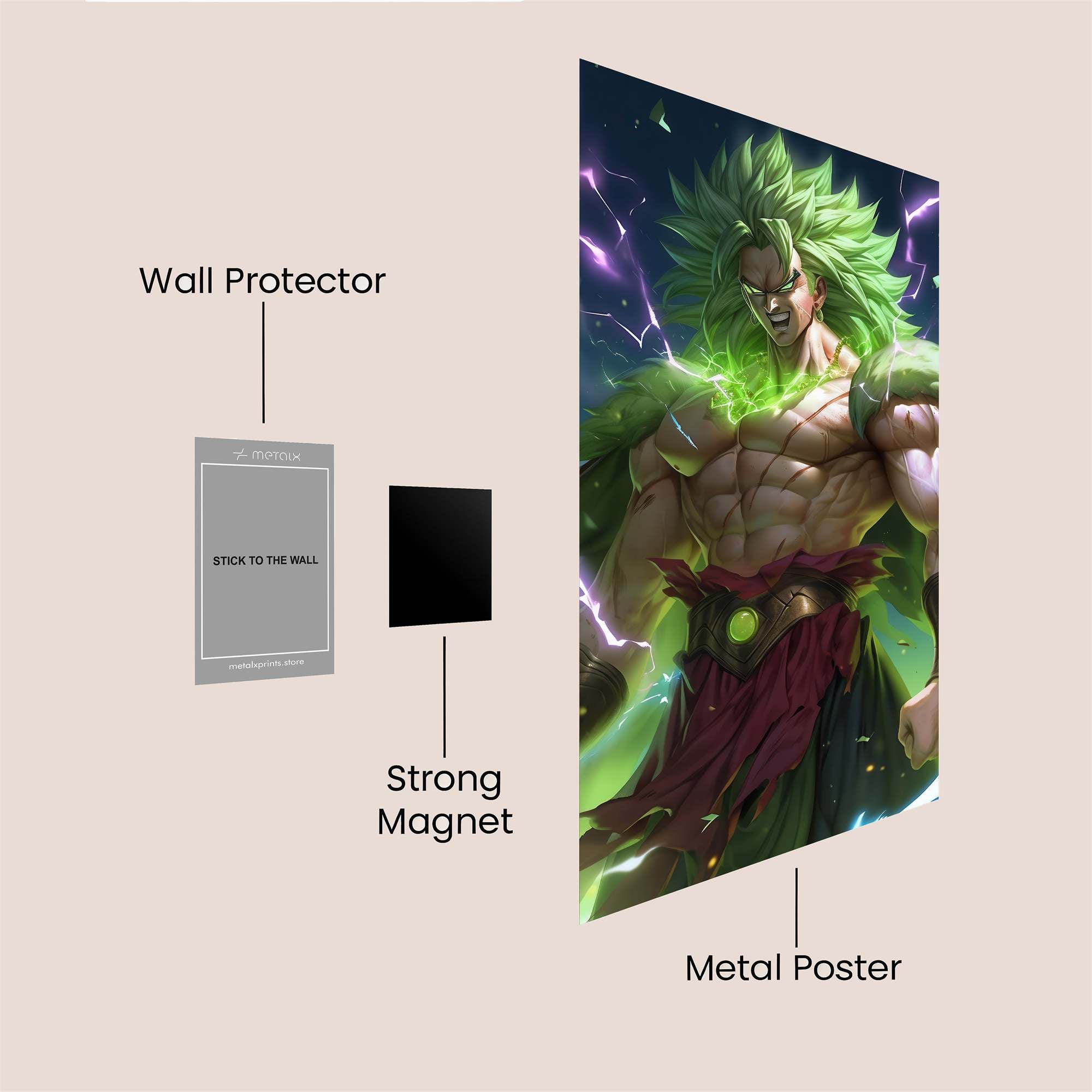 Broly Frenzy Safe Wall Magnetic / M