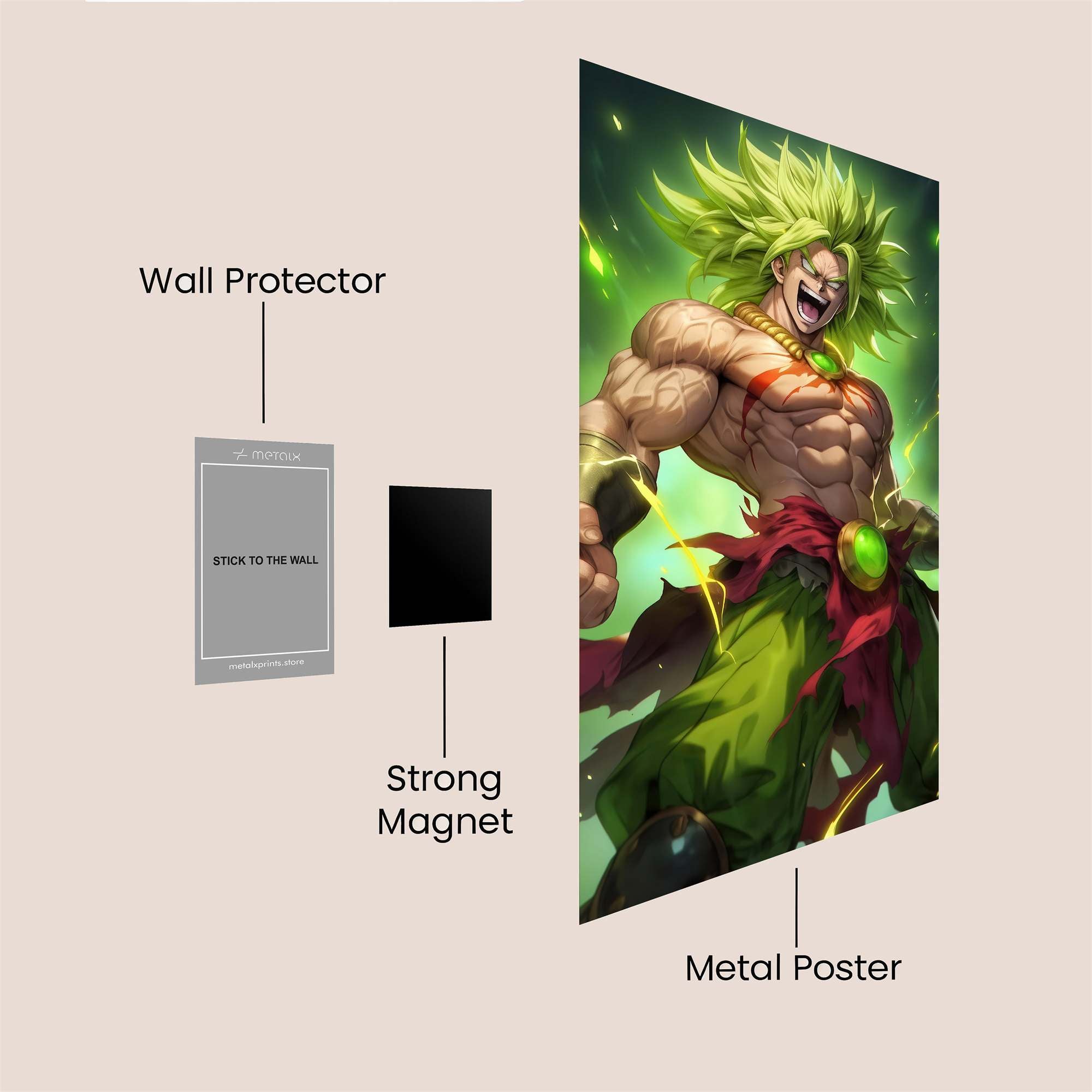 Broly Surge Safe Wall Magnetic / M