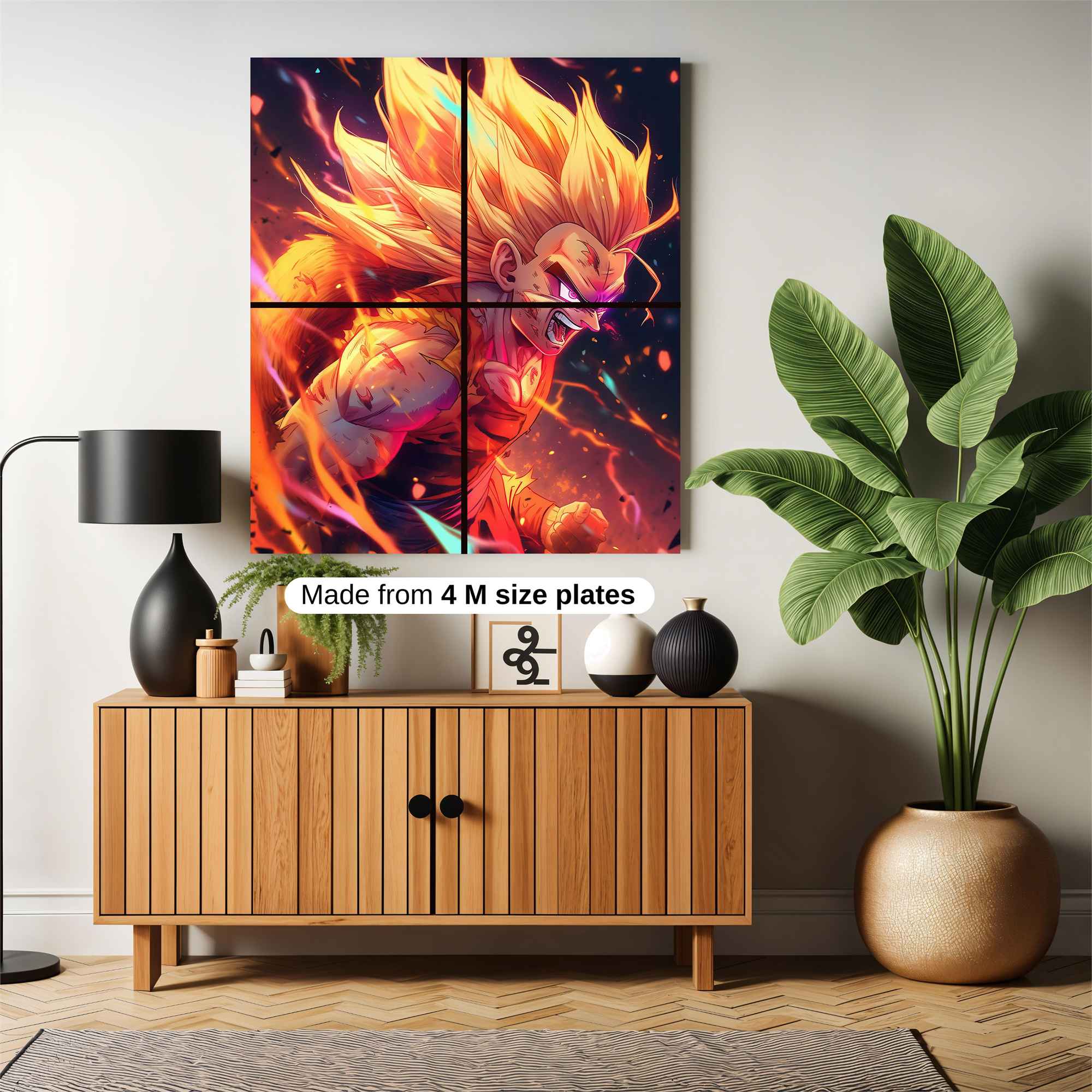 Saiyan Fury Safe Wall Magnetic / M