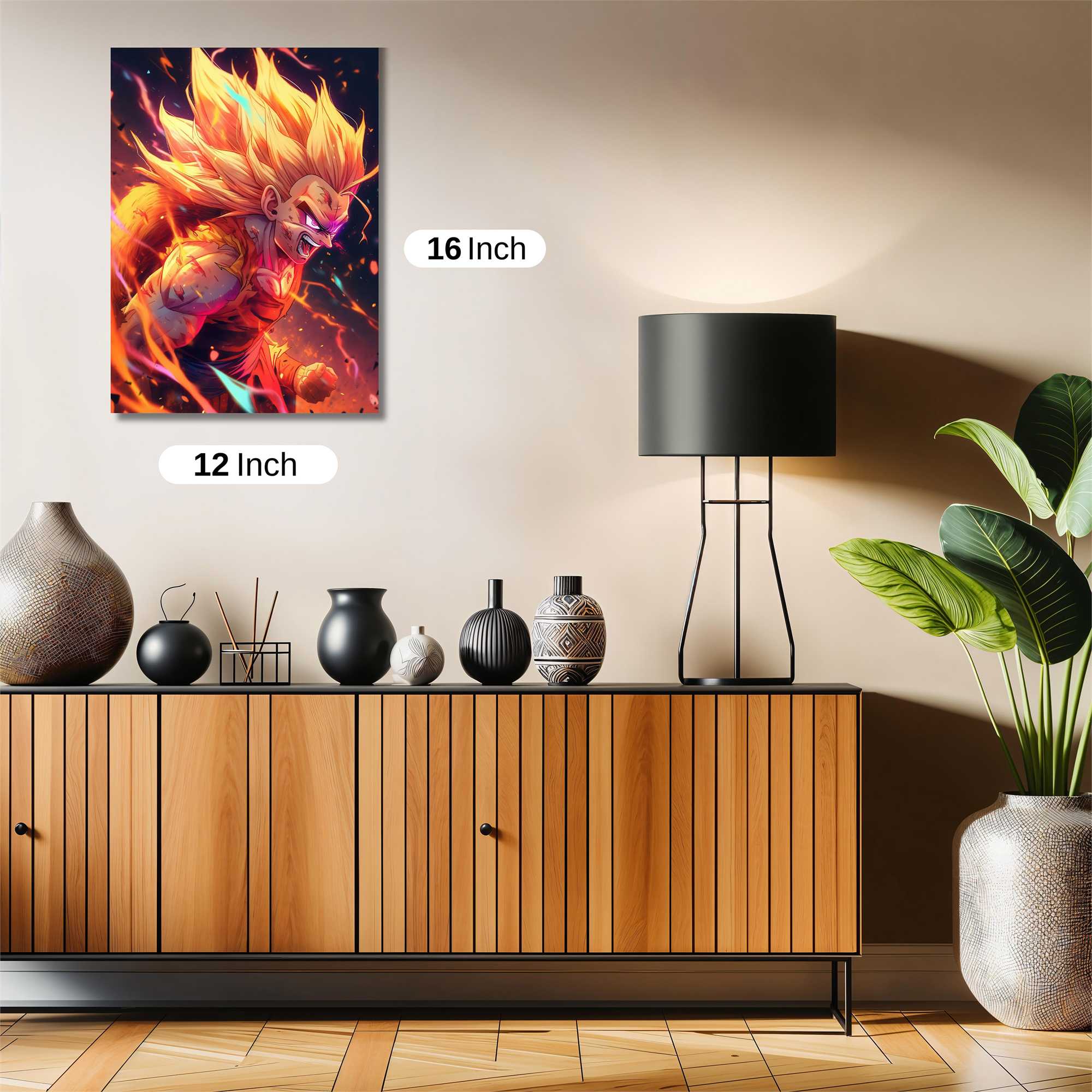 Saiyan Fury Safe Wall Magnetic / M