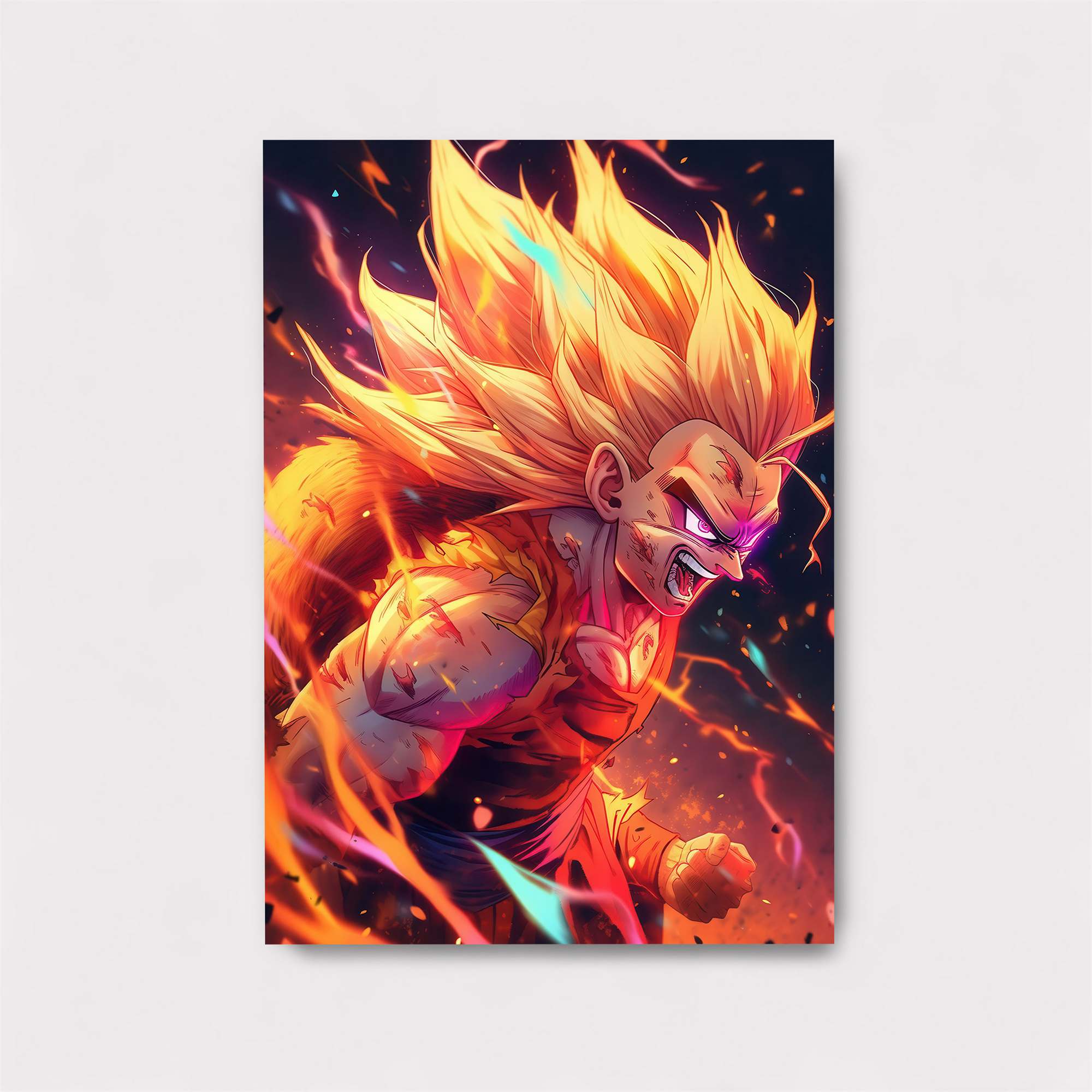 Saiyan Fury Safe Wall Magnetic / M