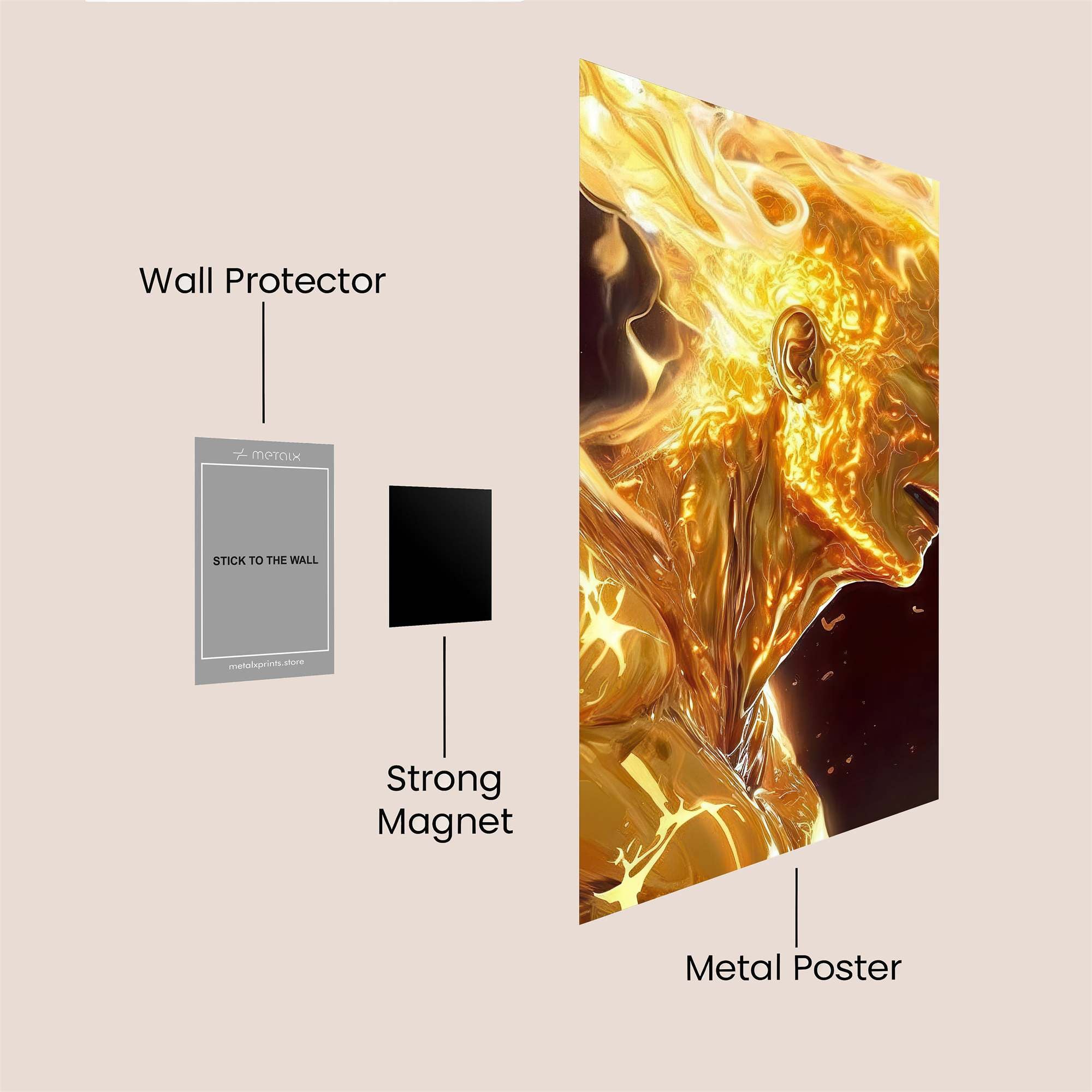 Inferno Brilliance Safe Wall Magnetic / M