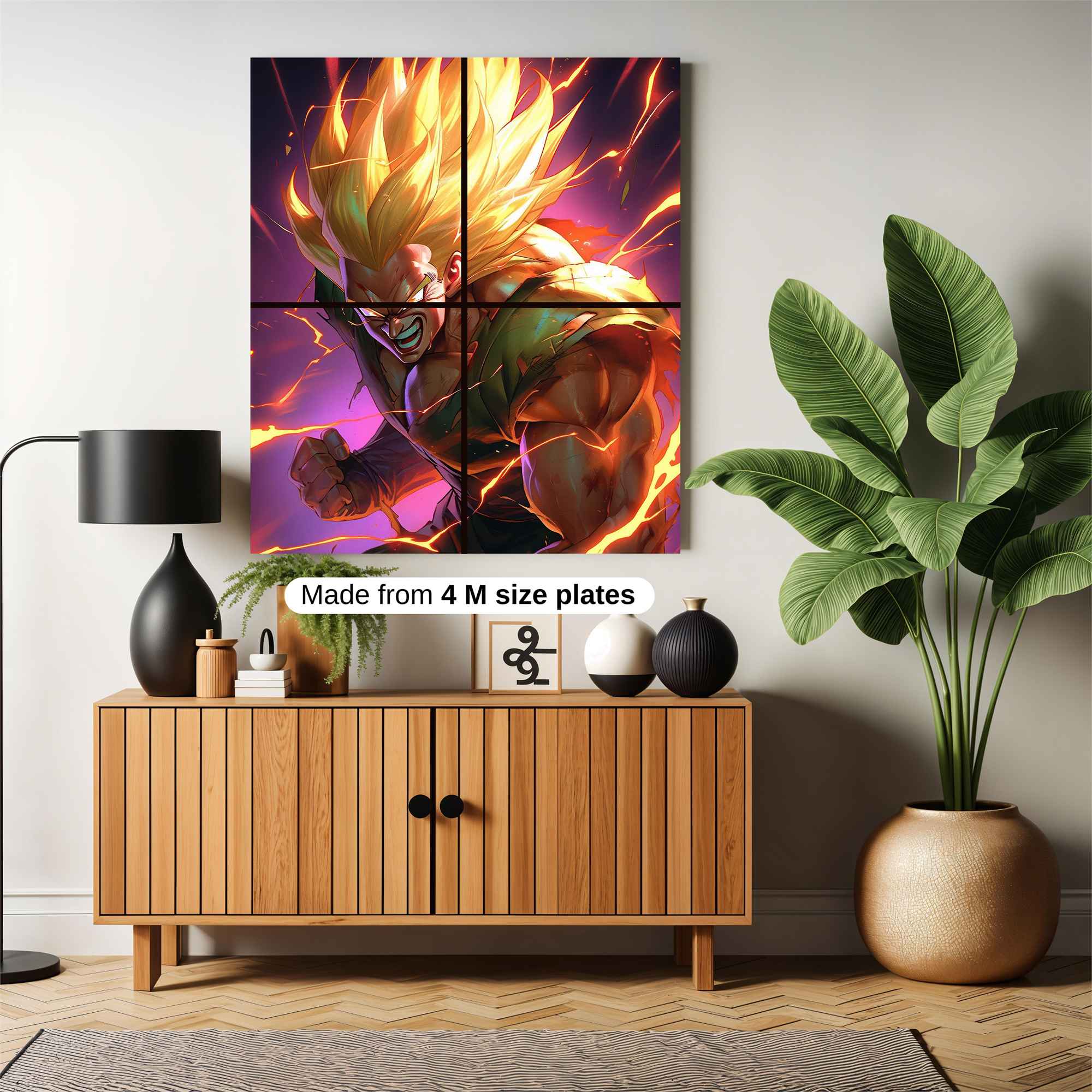 Saiyan Fury Safe Wall Magnetic / M