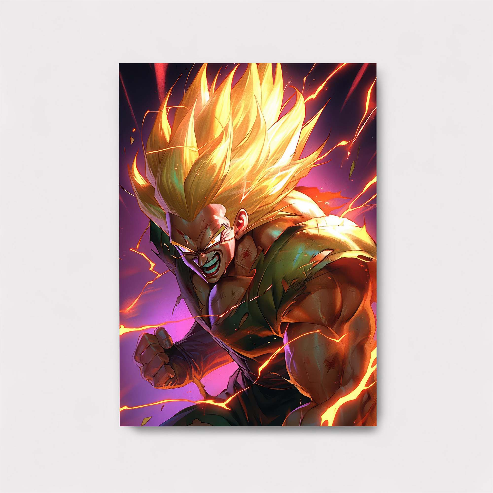 Saiyan Fury Safe Wall Magnetic / M