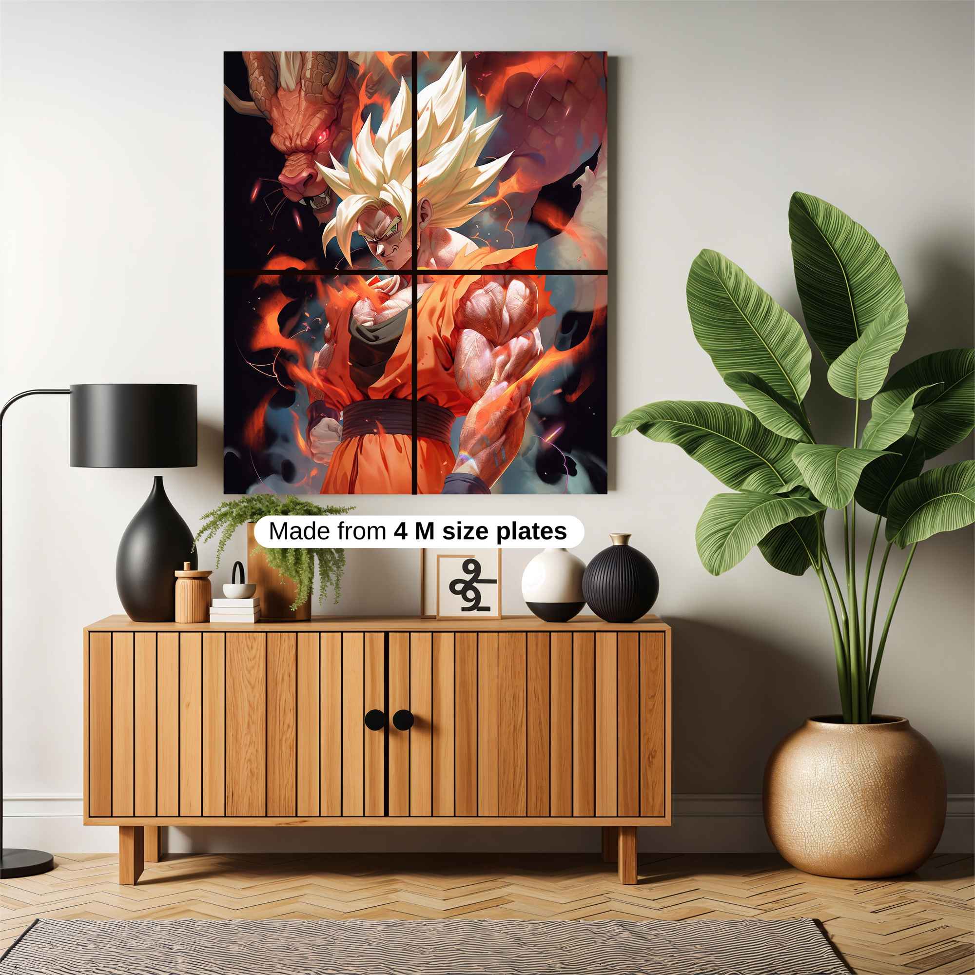 Goku Inferno Safe Wall Magnetic / M