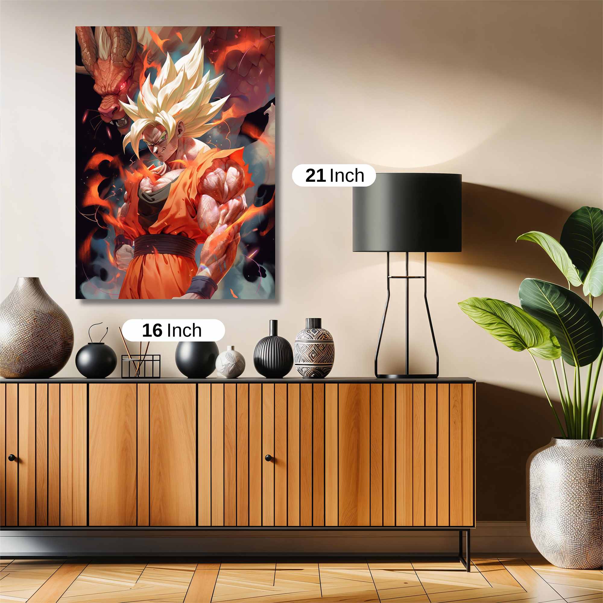 Goku Inferno Safe Wall Magnetic / M