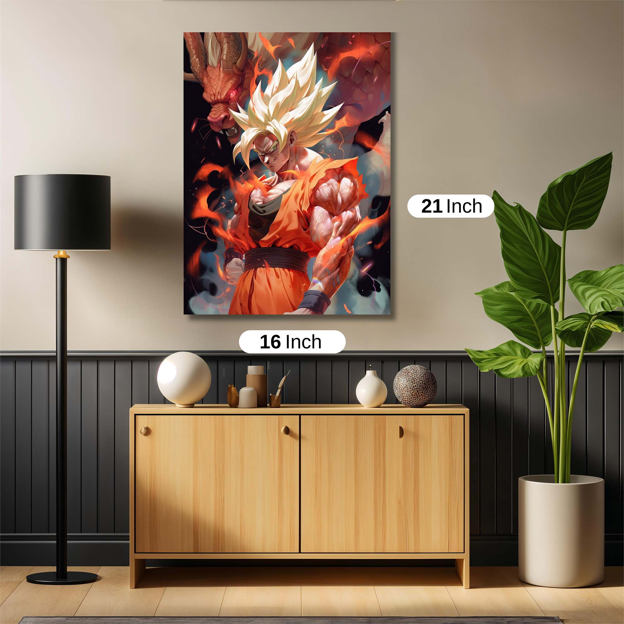 Goku Inferno Safe Wall Magnetic / M