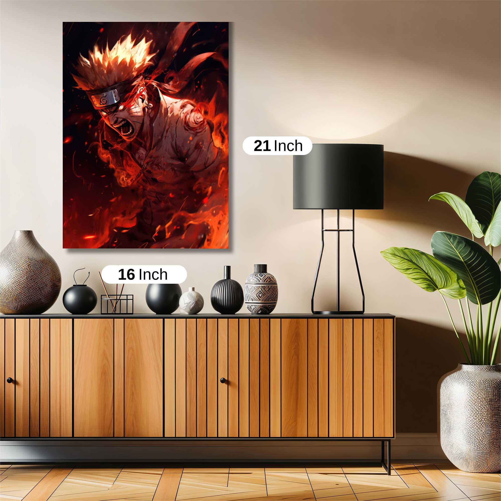 Naruto Inferno Safe Wall Magnetic / M