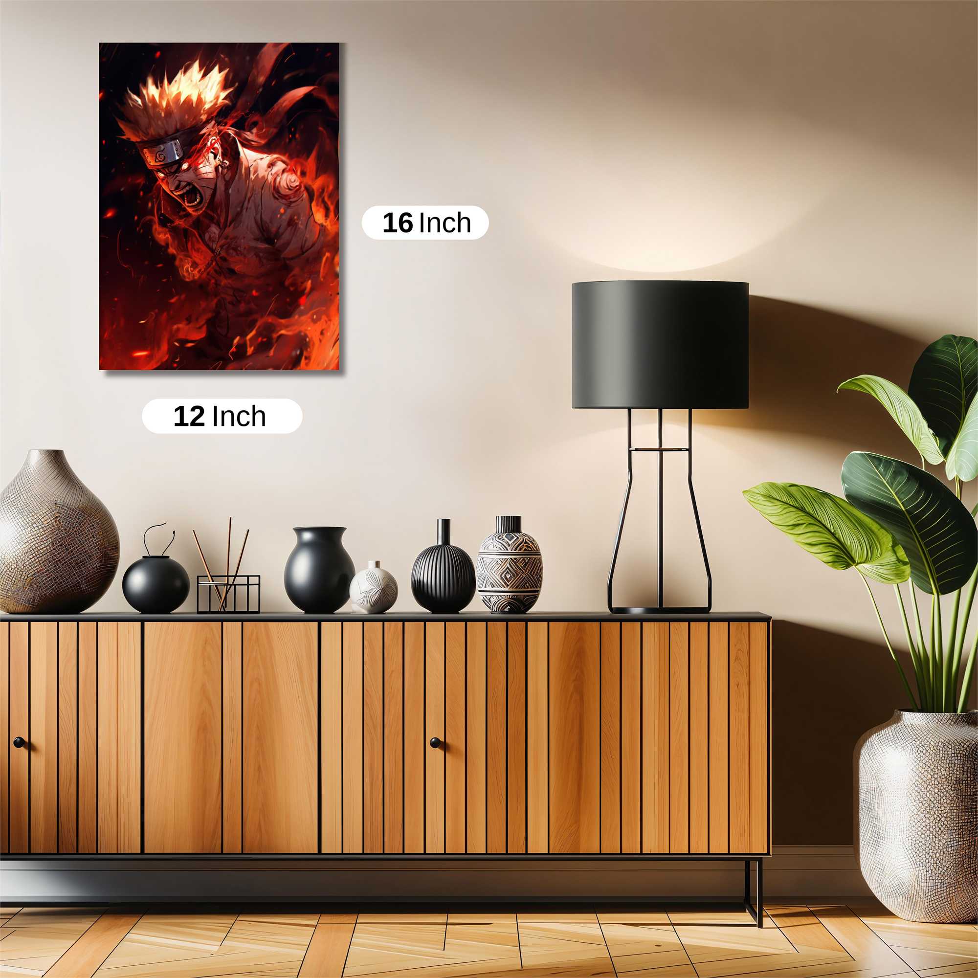 Naruto Inferno Safe Wall Magnetic / M