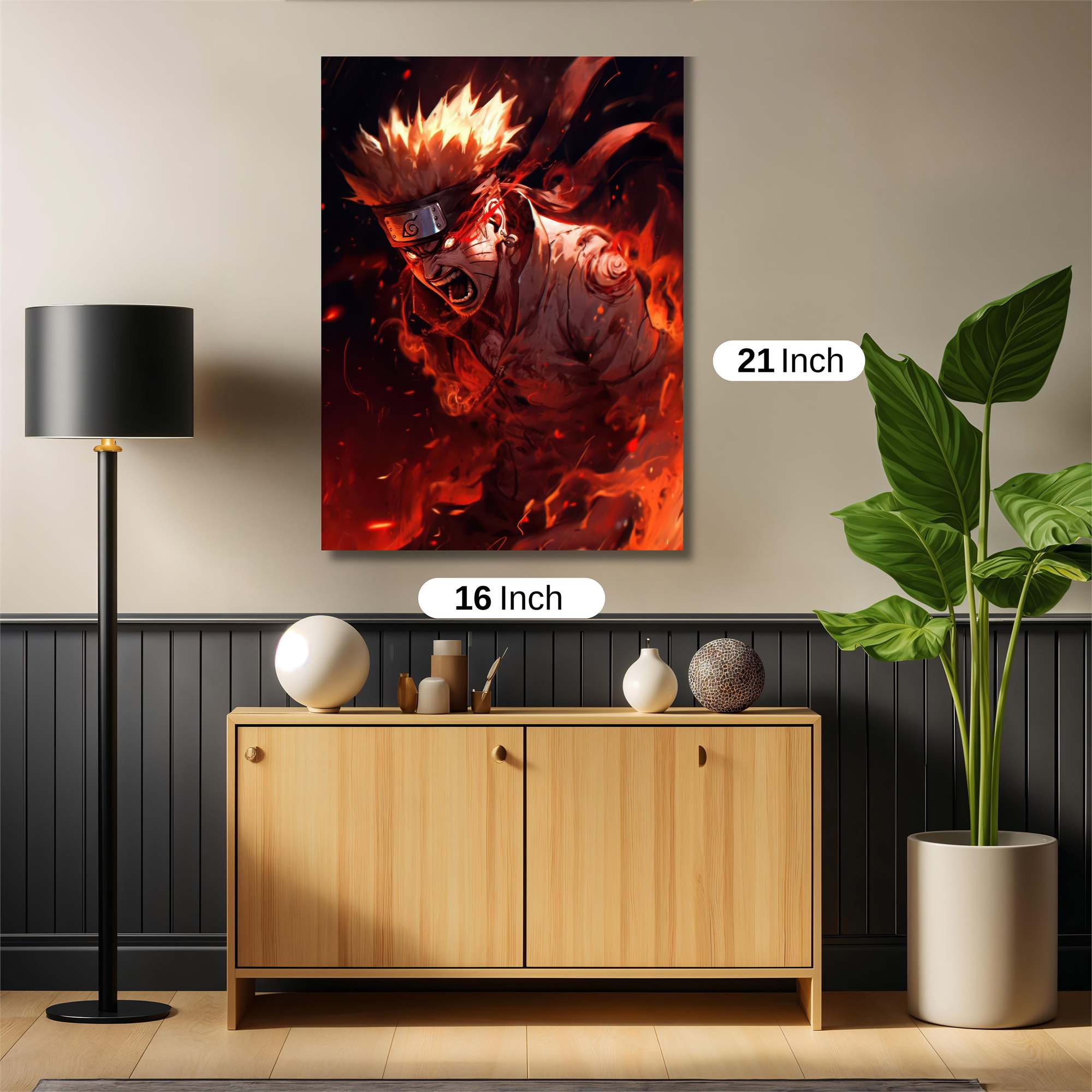Naruto Inferno Safe Wall Magnetic / M