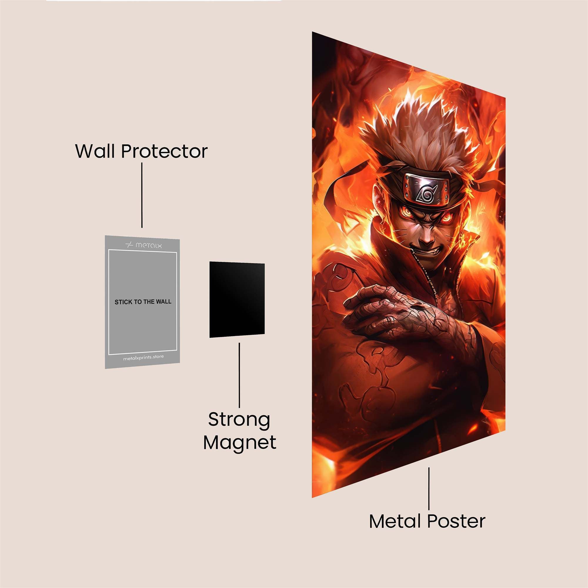 Naruto Blaze Safe Wall Magnetic / M