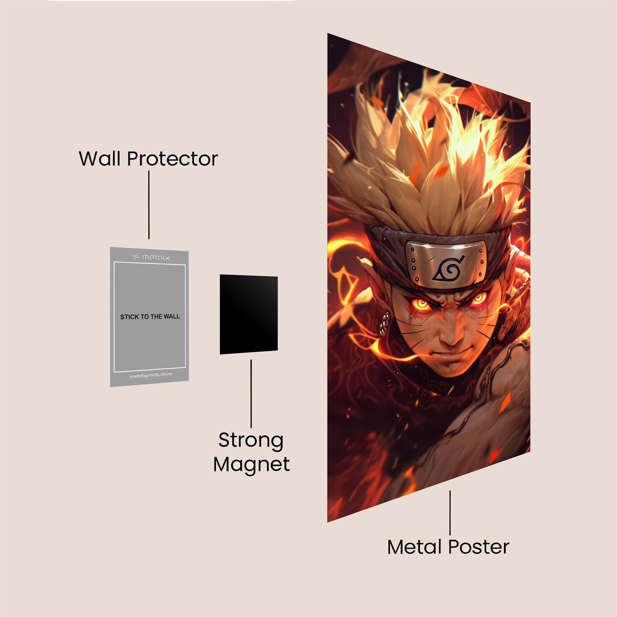 Naruto Blaze Safe Wall Magnetic / M