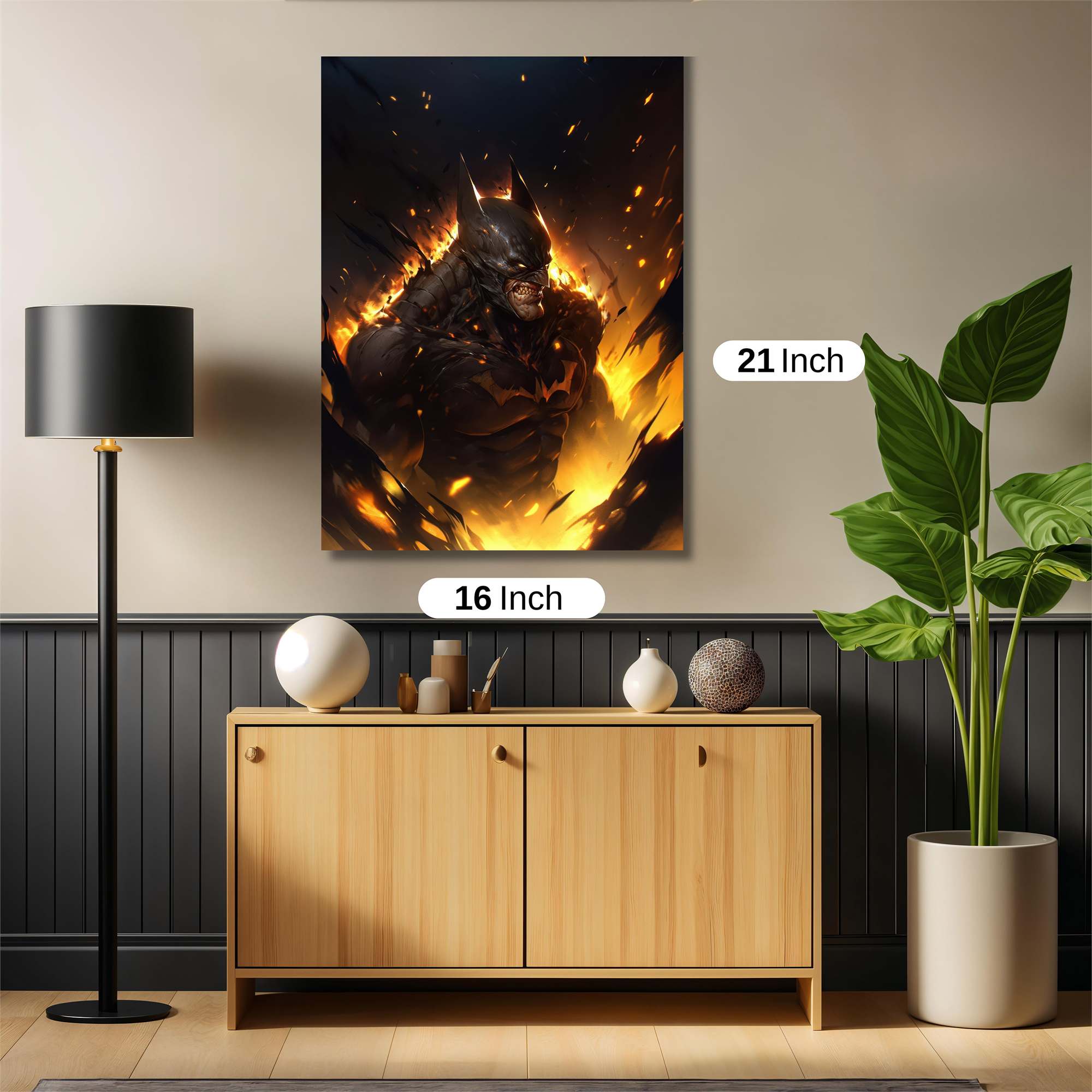 Batman's Fury Safe Wall Magnetic / M