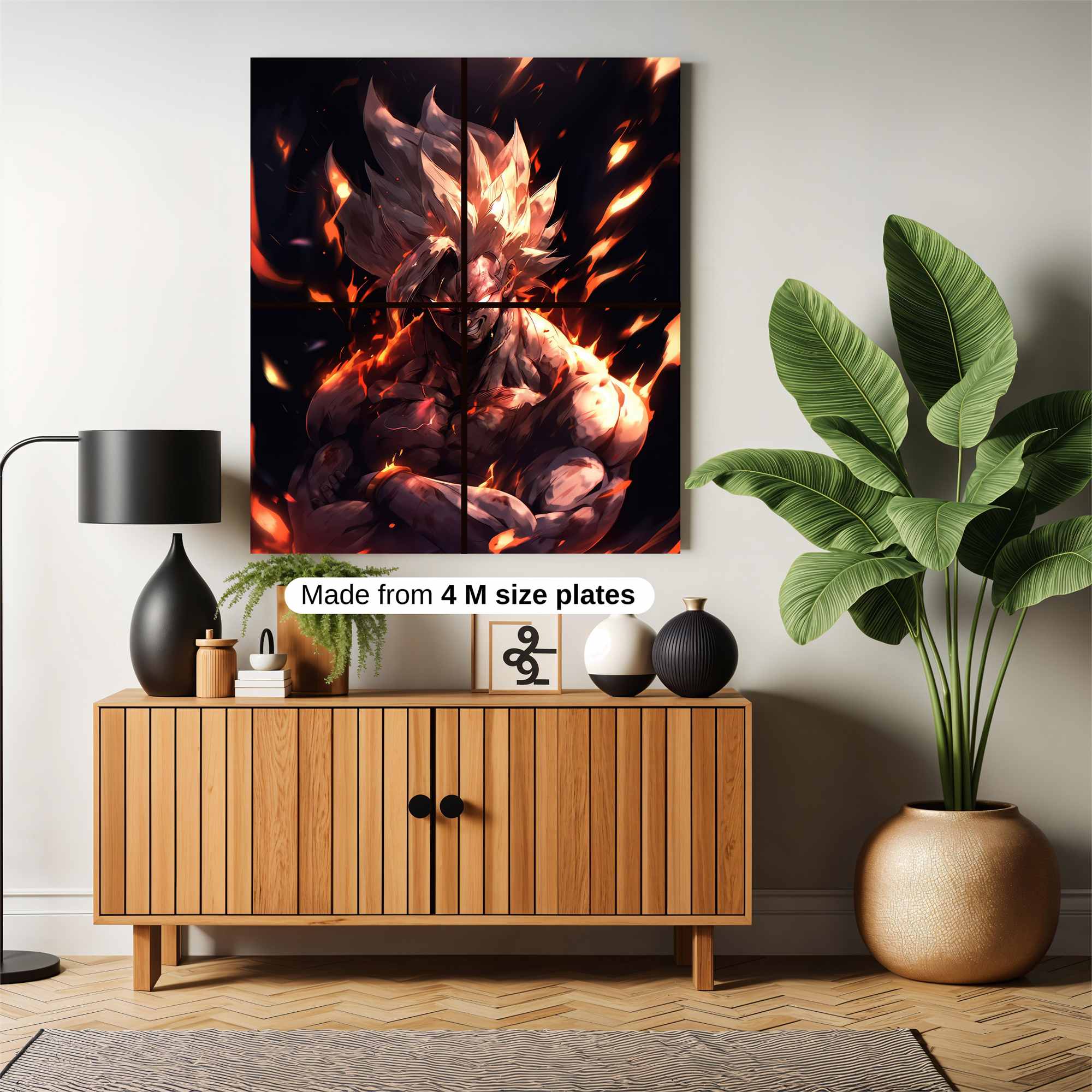 Fiery Titan Safe Wall Magnetic / M