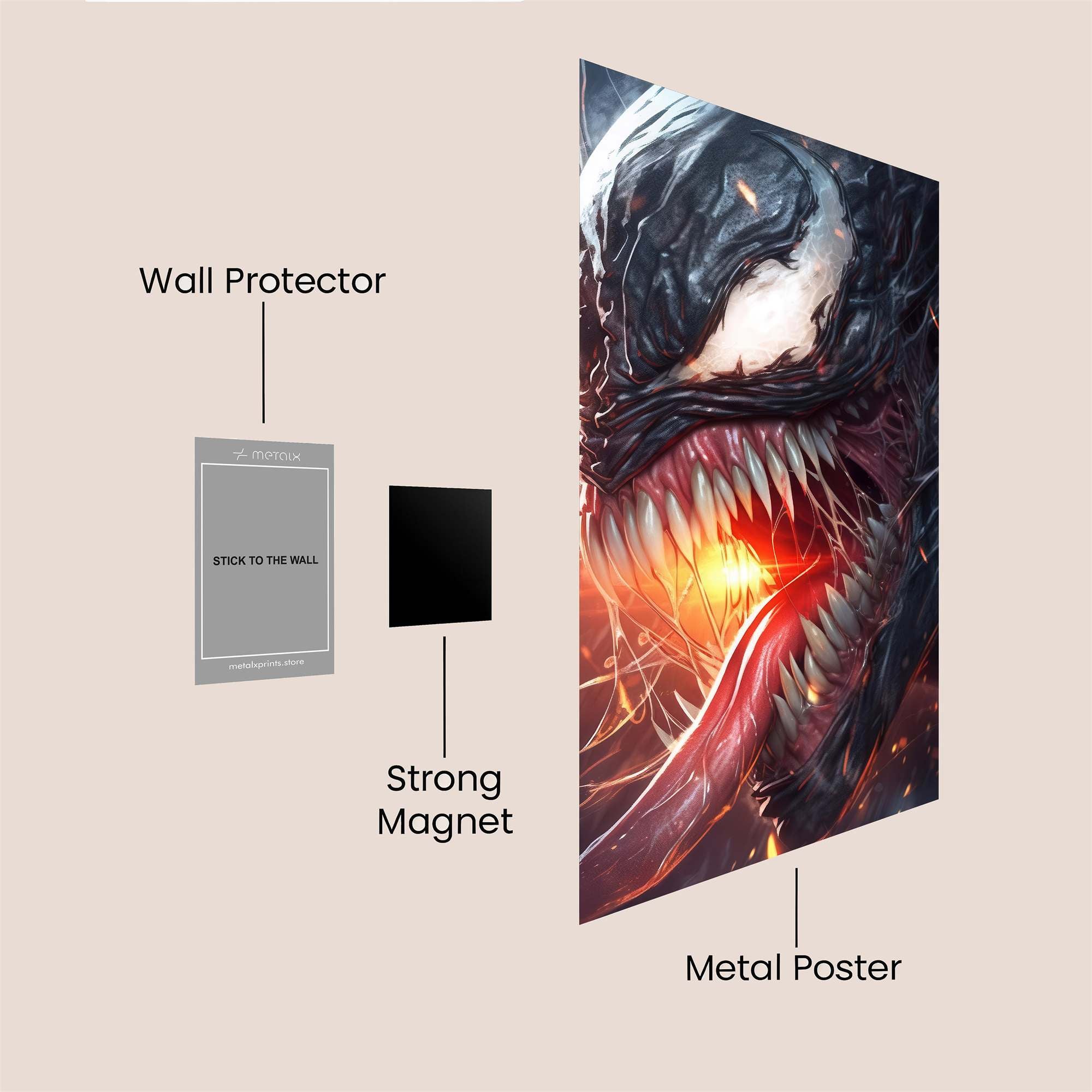 Venom Fury Safe Wall Magnetic / M