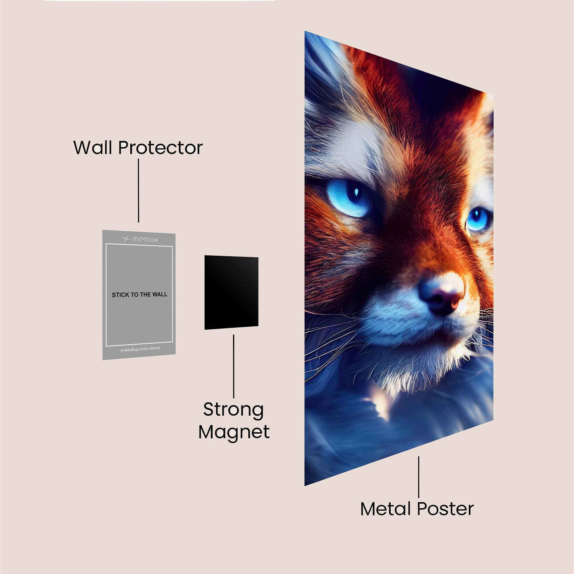 Mystic Glance Safe Wall Magnetic / M