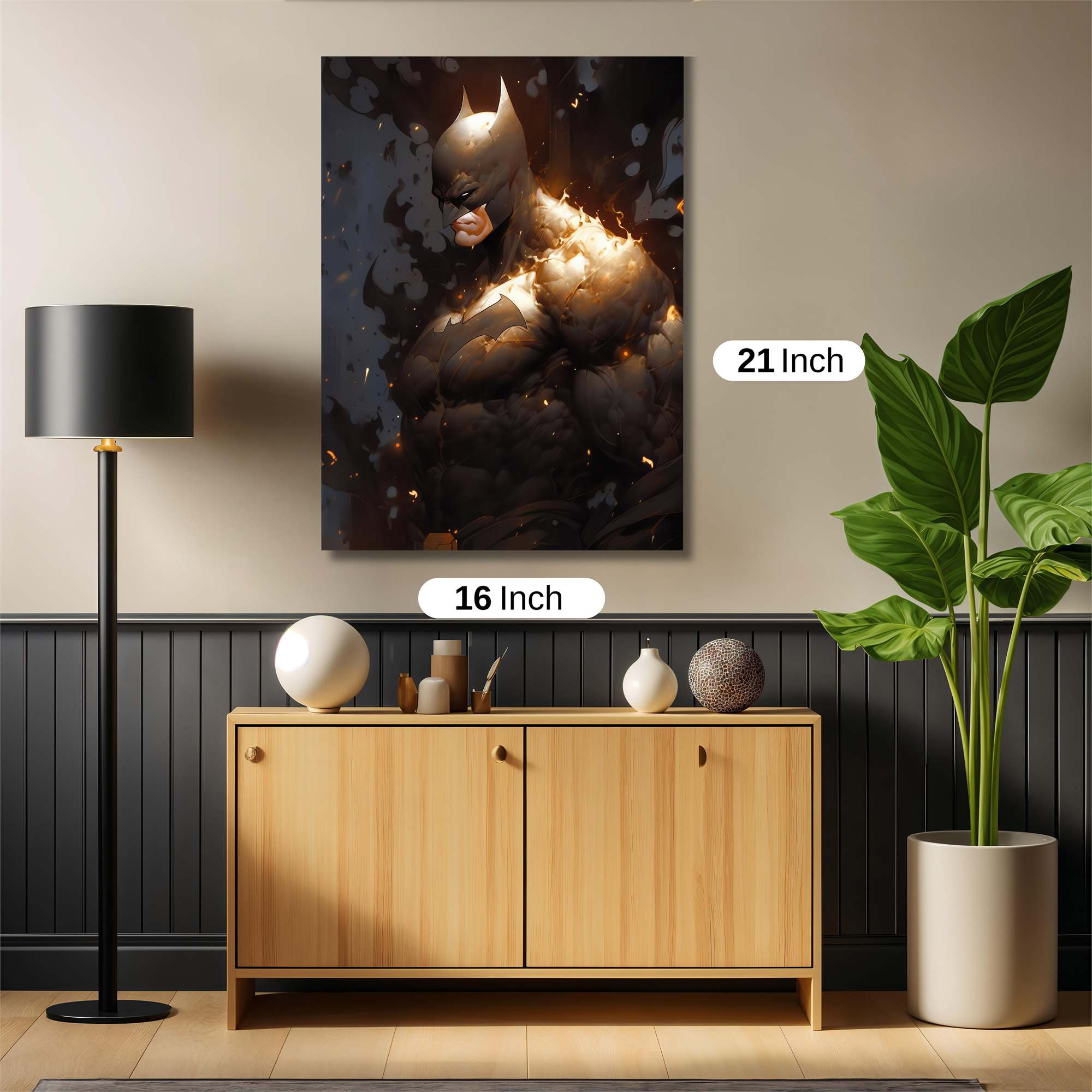 Batman Blaze Safe Wall Magnetic / M