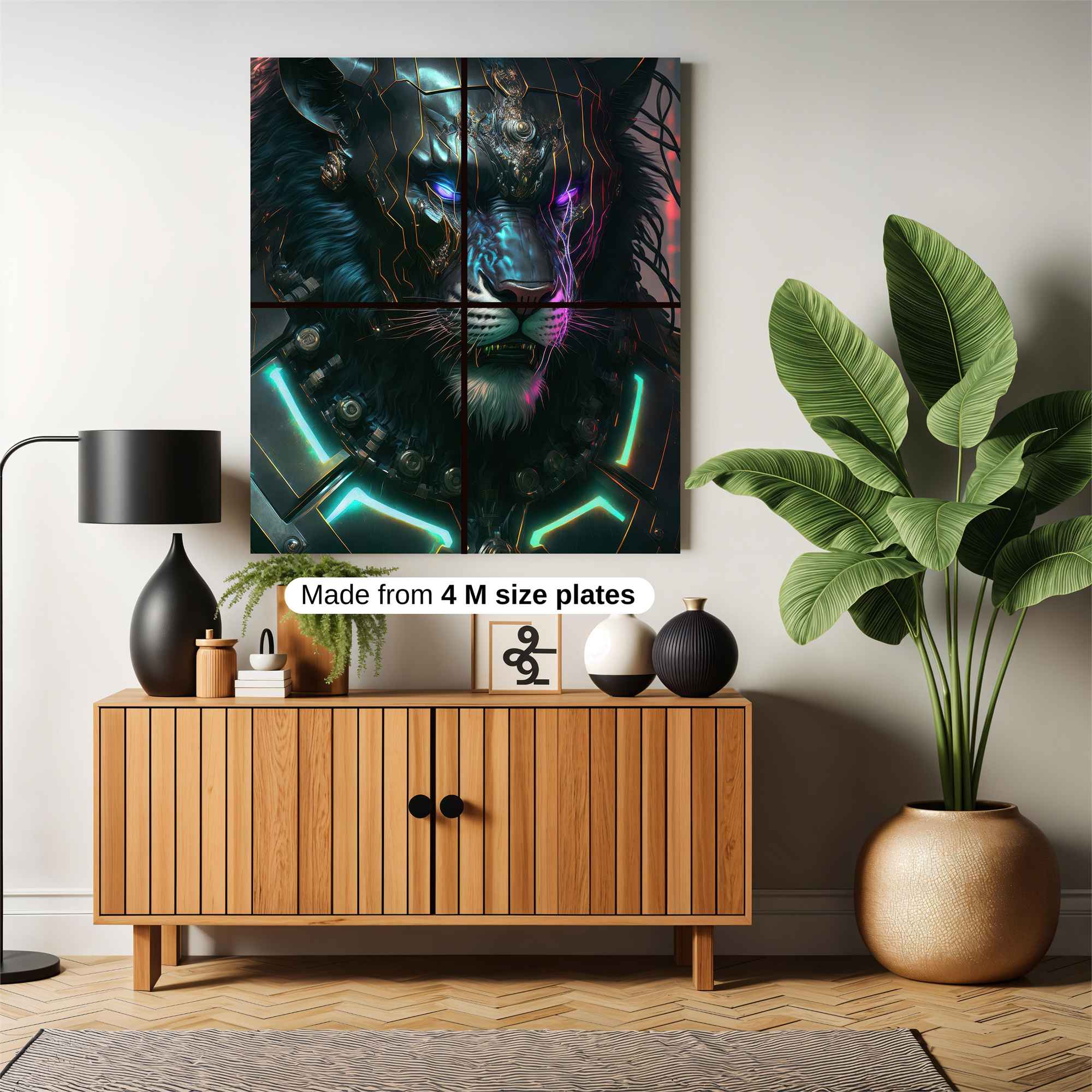 Cyber Panther Safe Wall Magnetic / M