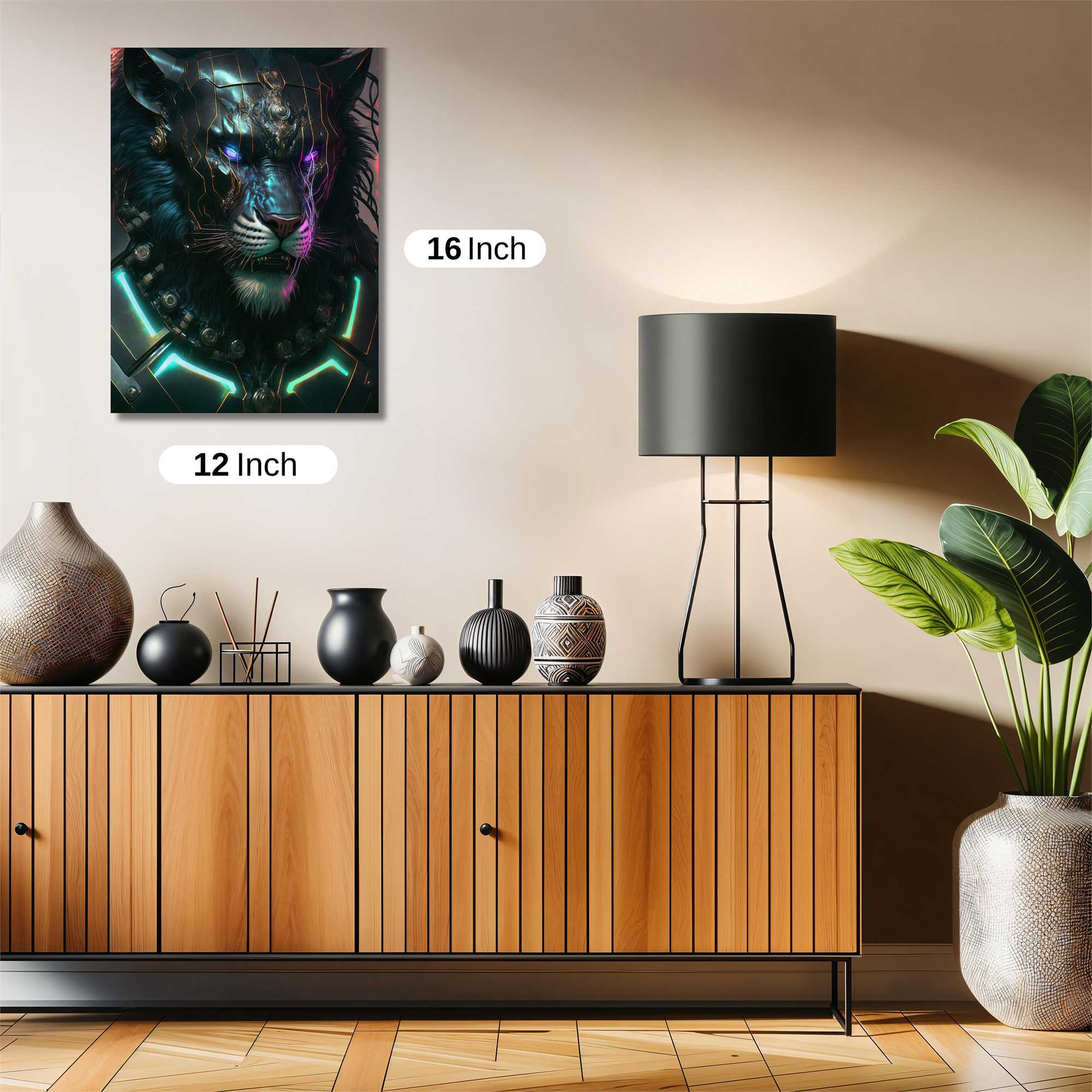 Cyber Panther Safe Wall Magnetic / M