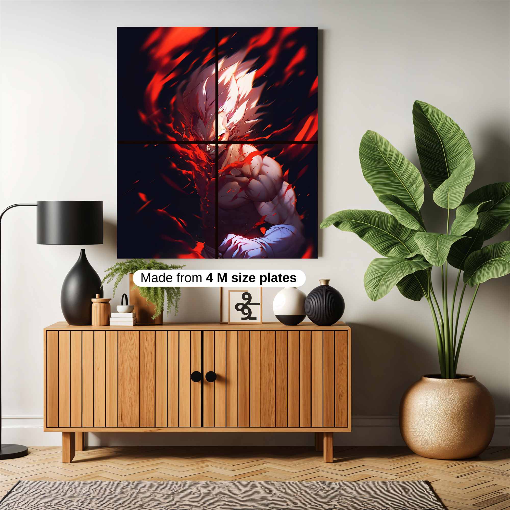 Saiyan Fury Safe Wall Magnetic / M