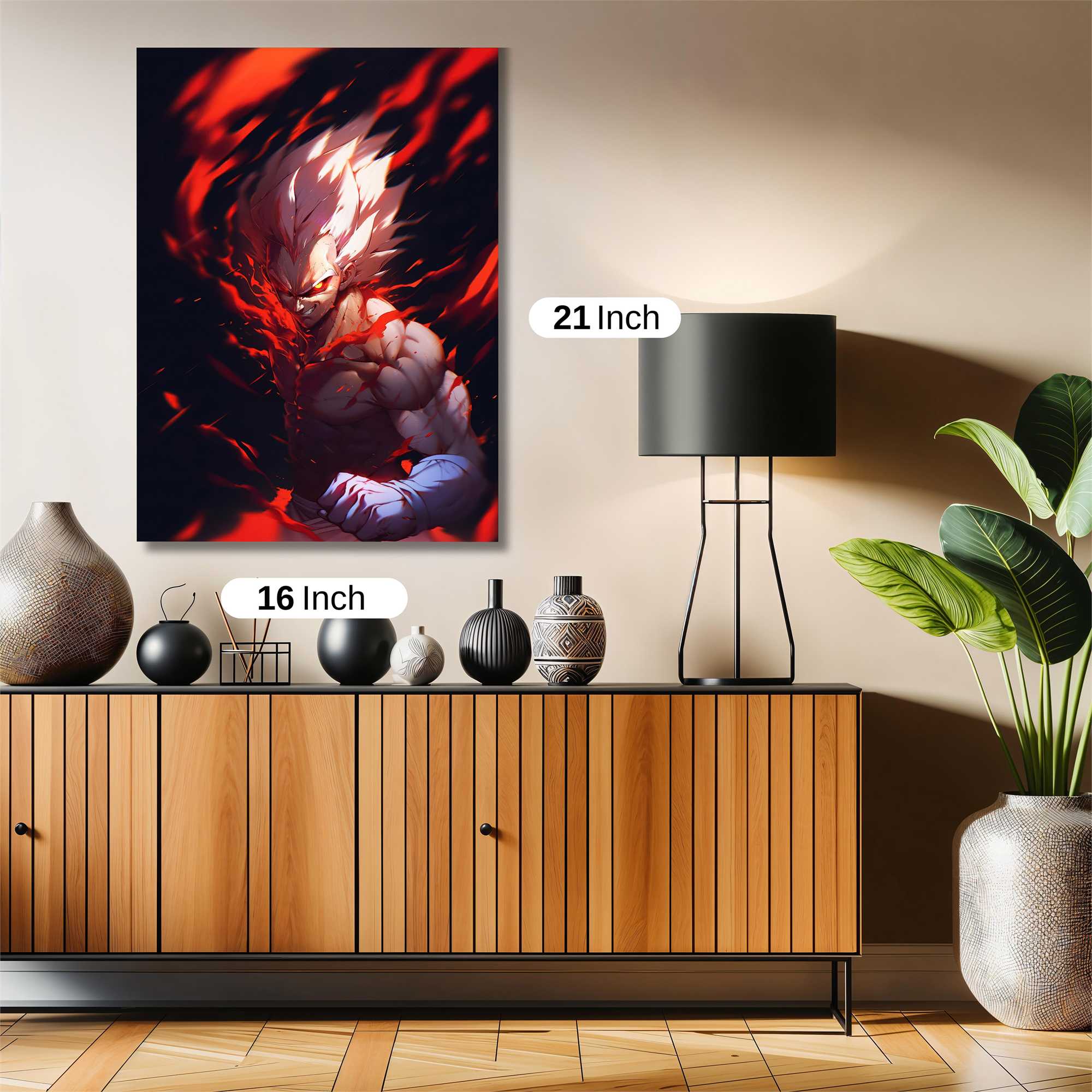 Saiyan Fury Safe Wall Magnetic / M