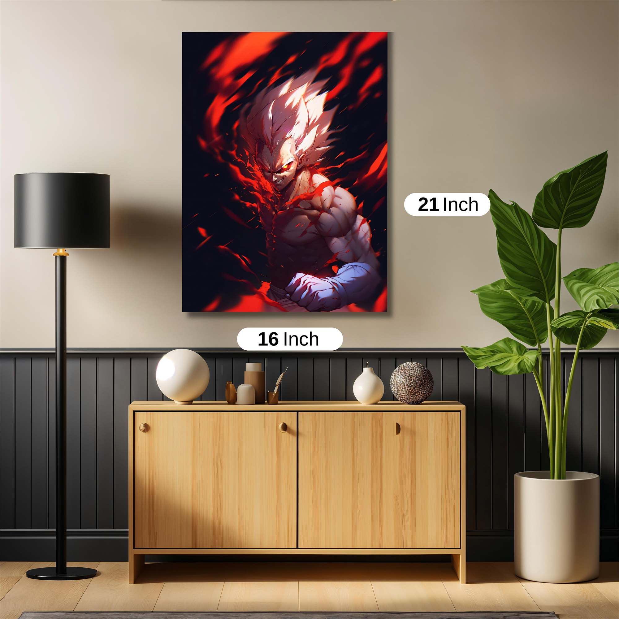 Saiyan Fury Safe Wall Magnetic / M