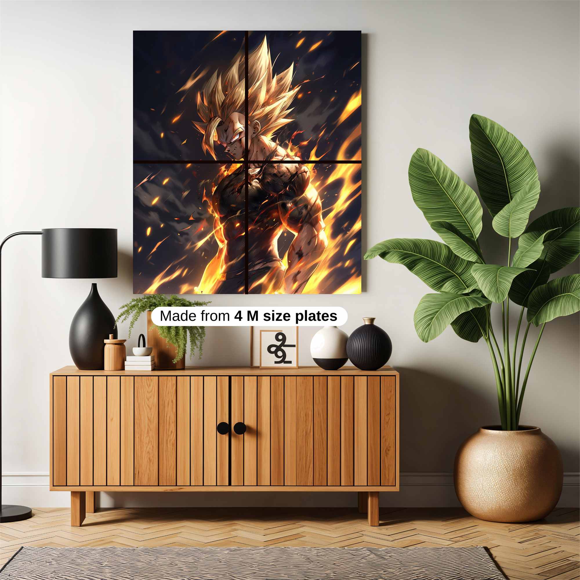 Saiyan Blaze Safe Wall Magnetic / M