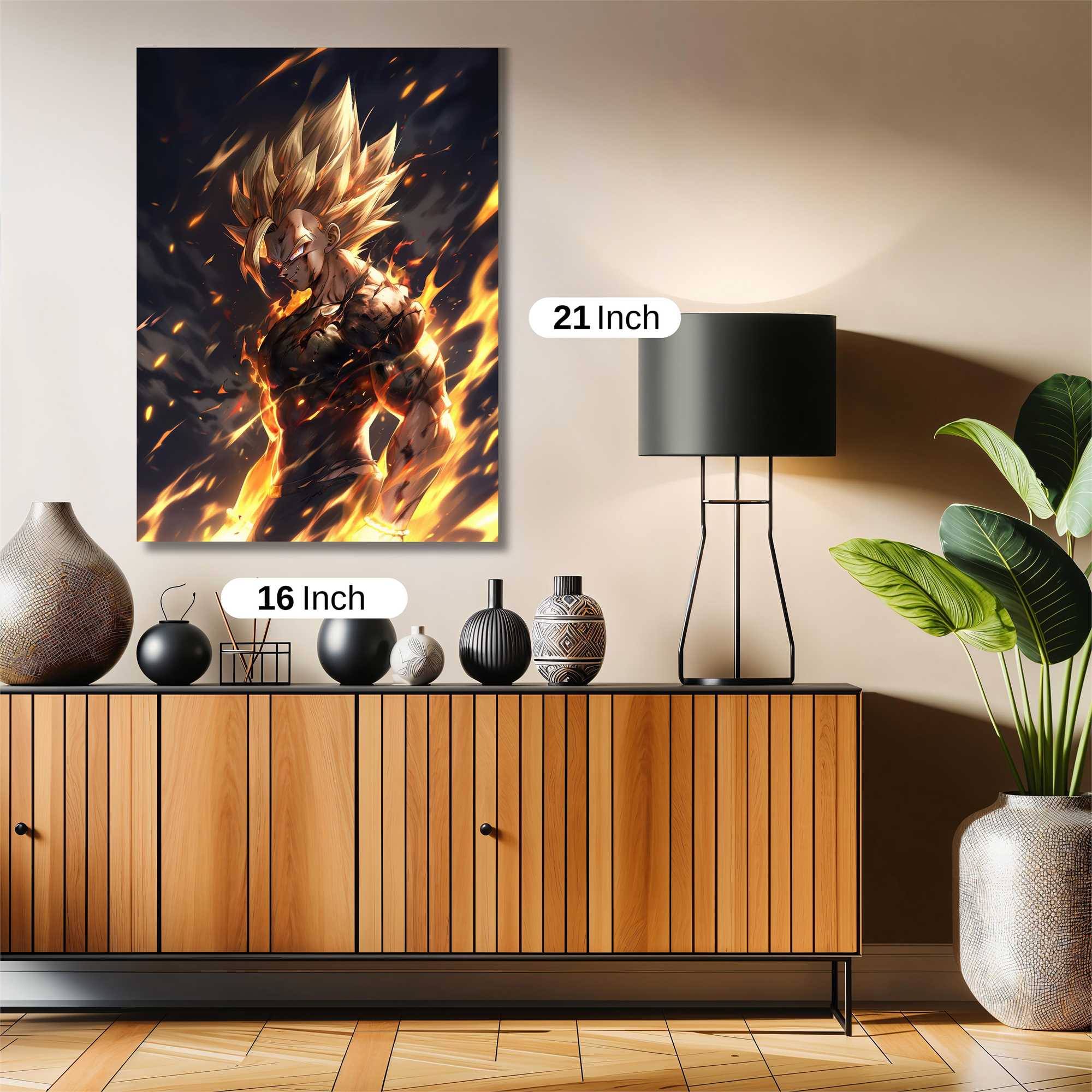 Saiyan Blaze Safe Wall Magnetic / M