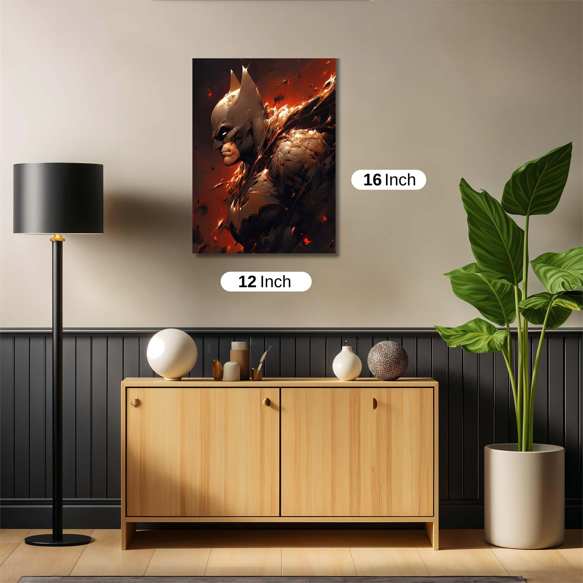 Batman Inferno Safe Wall Magnetic / M