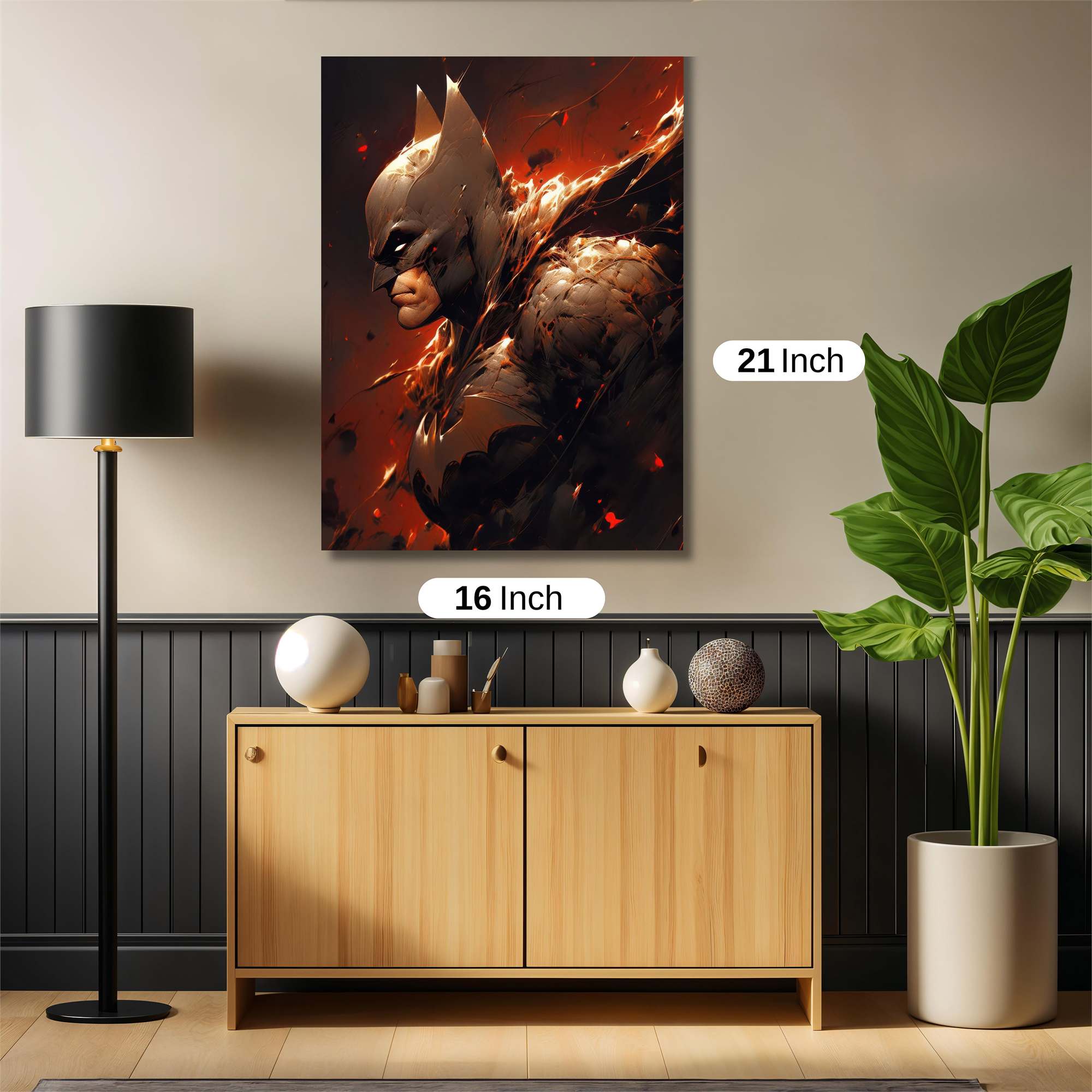 Batman Inferno Safe Wall Magnetic / M