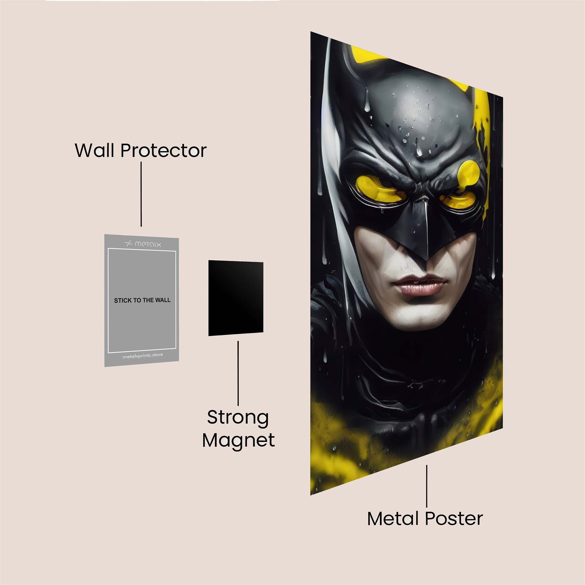Batman Vividstorm Safe Wall Magnetic / M