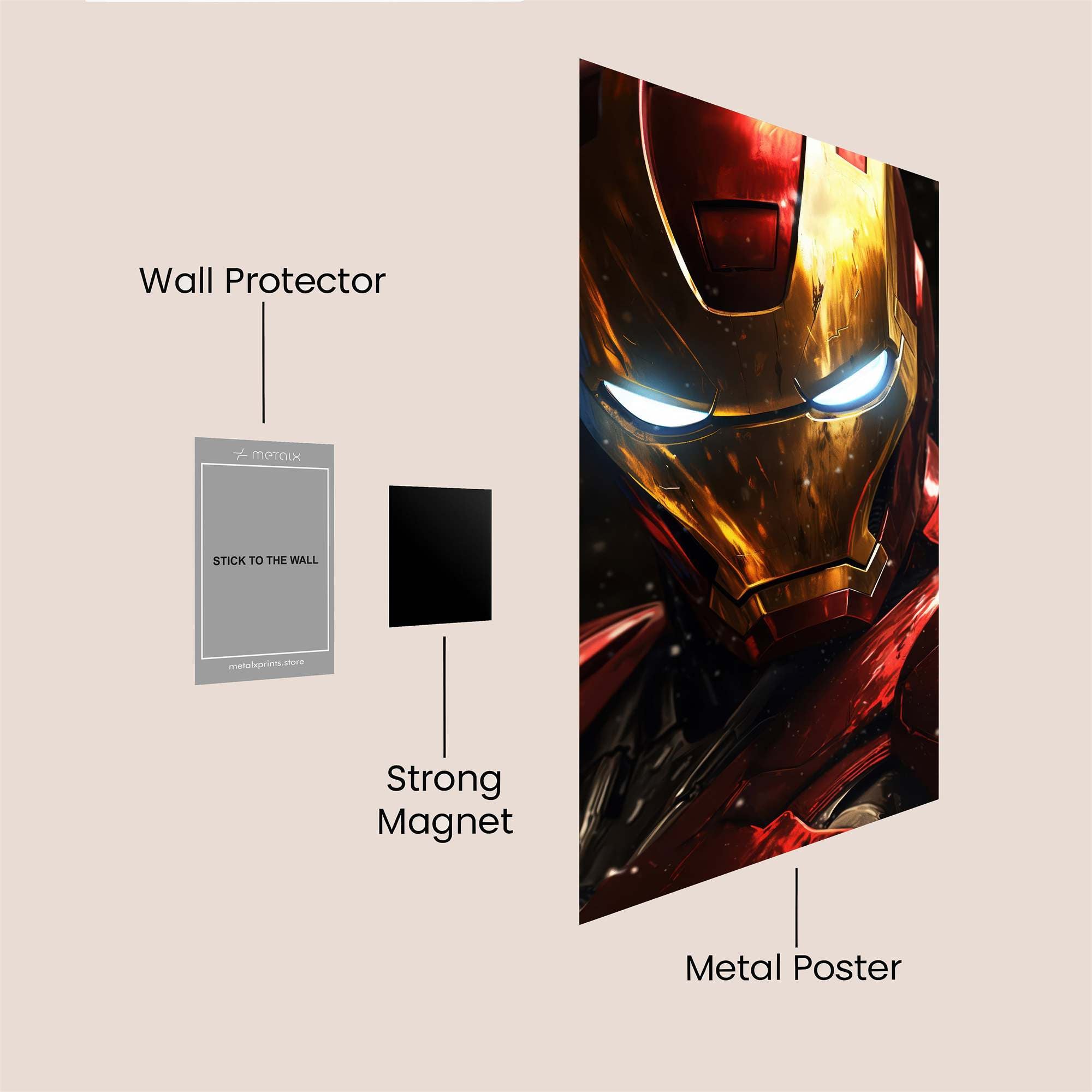Ironman Brilliance Safe Wall Magnetic / M