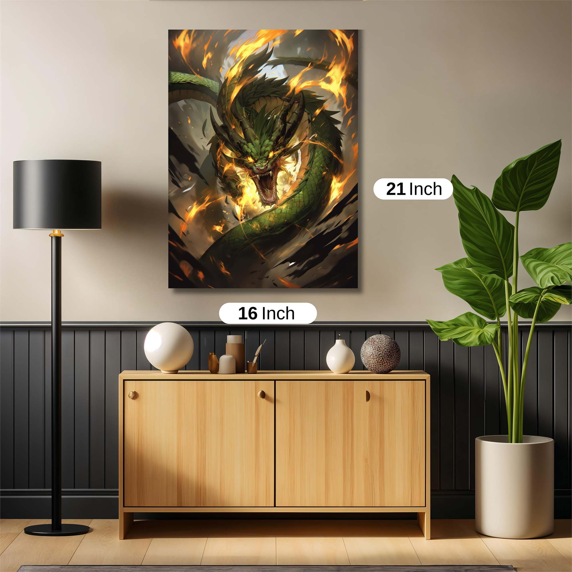 Dragon Blaze Safe Wall Magnetic / M