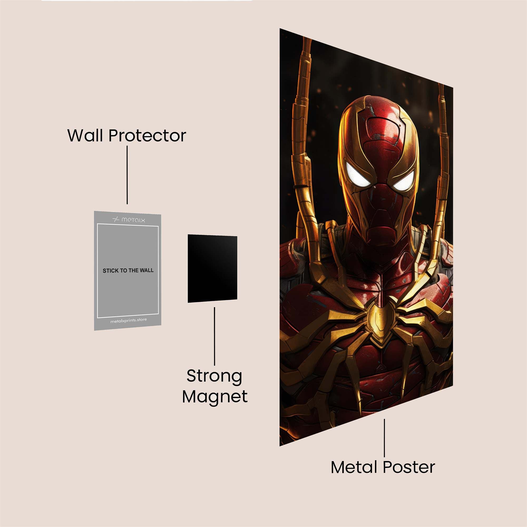 Iron Elegance Safe Wall Magnetic / M