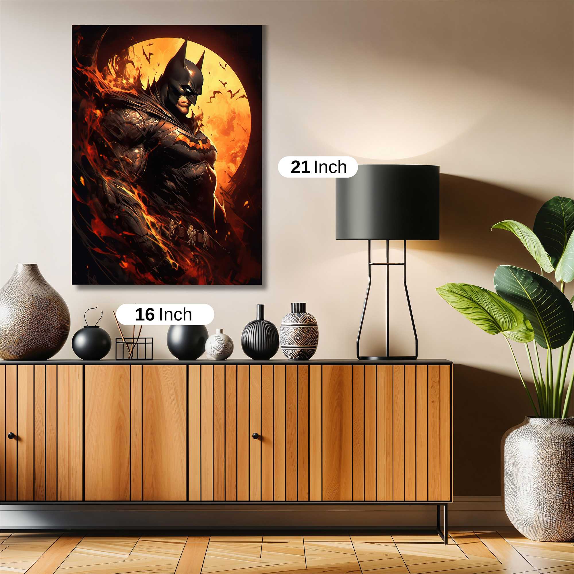 Batman Inferno Safe Wall Magnetic / M