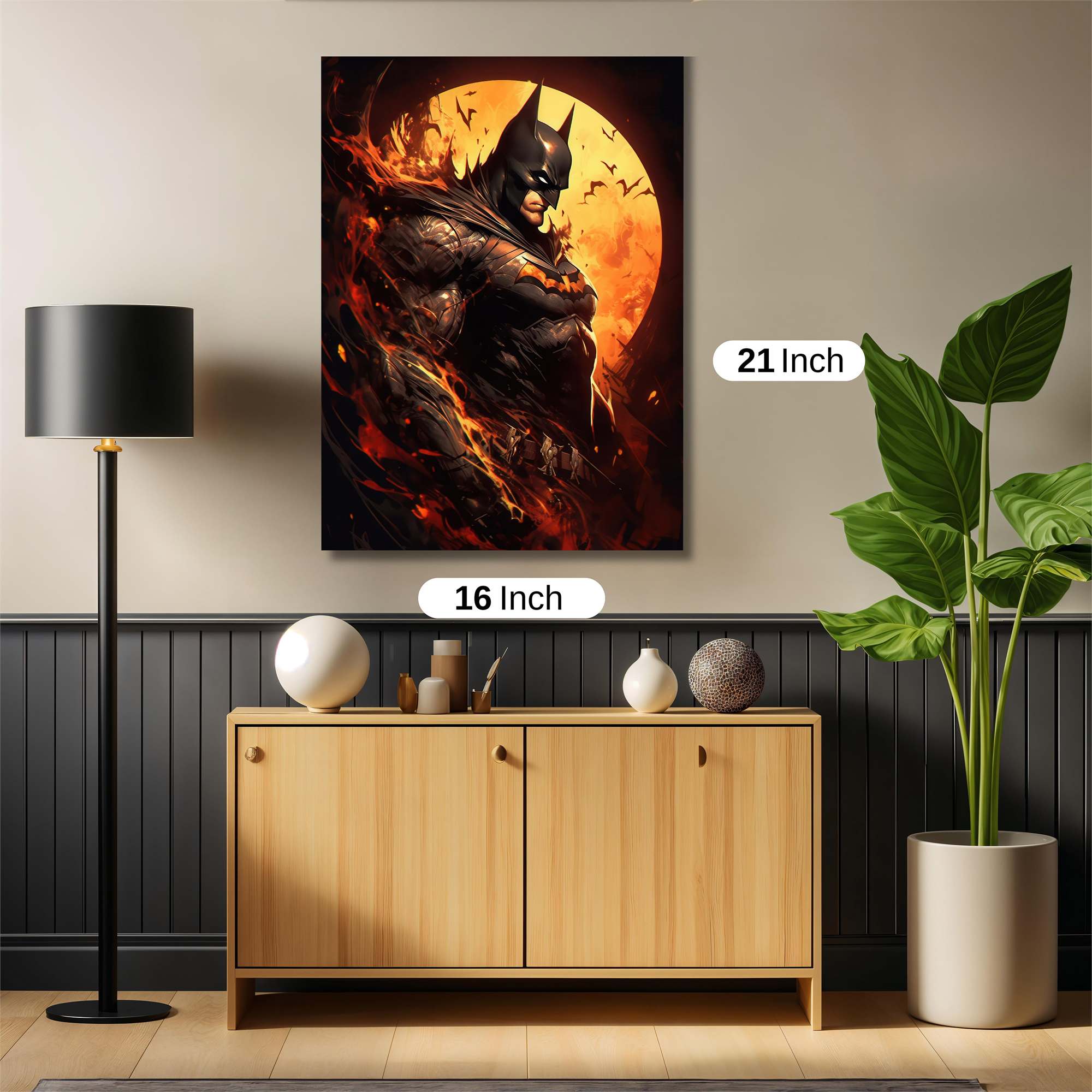 Batman Inferno Safe Wall Magnetic / M