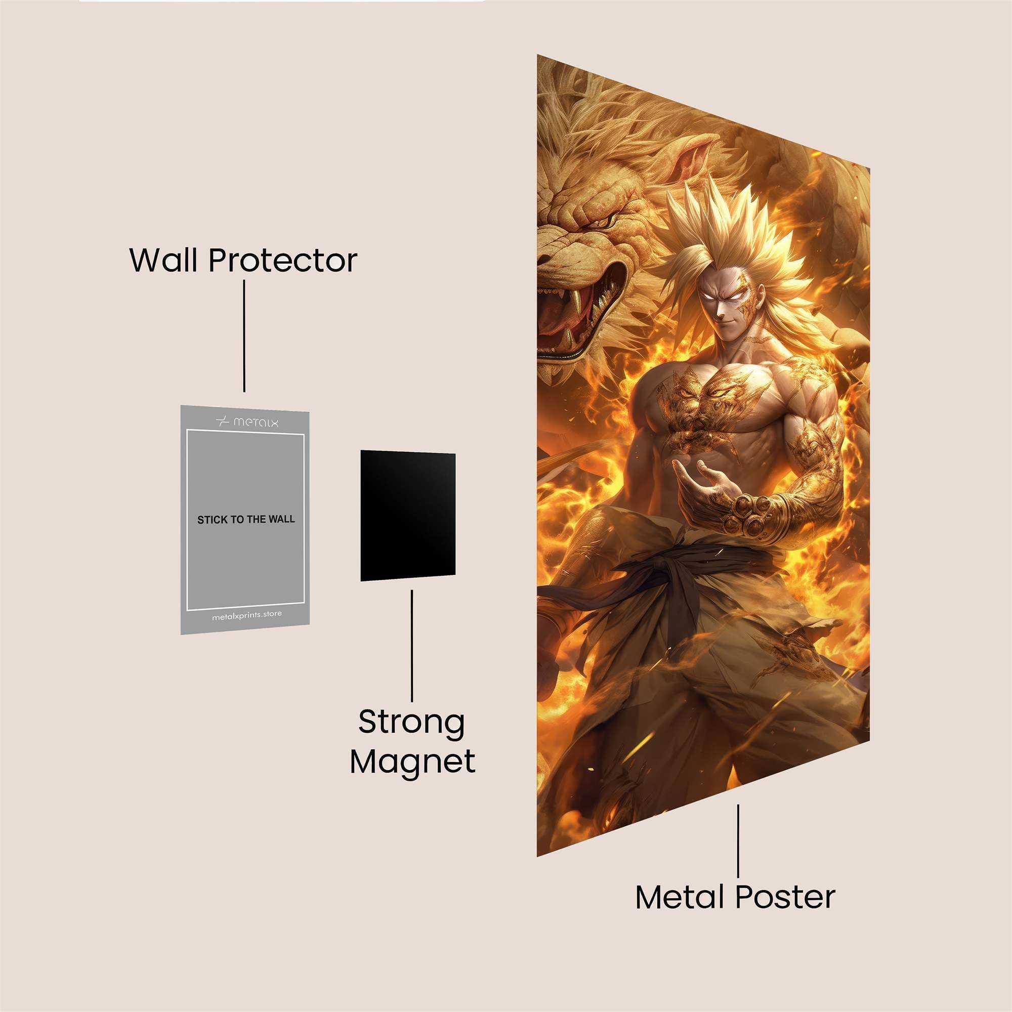 Fierce Inferno Safe Wall Magnetic / M