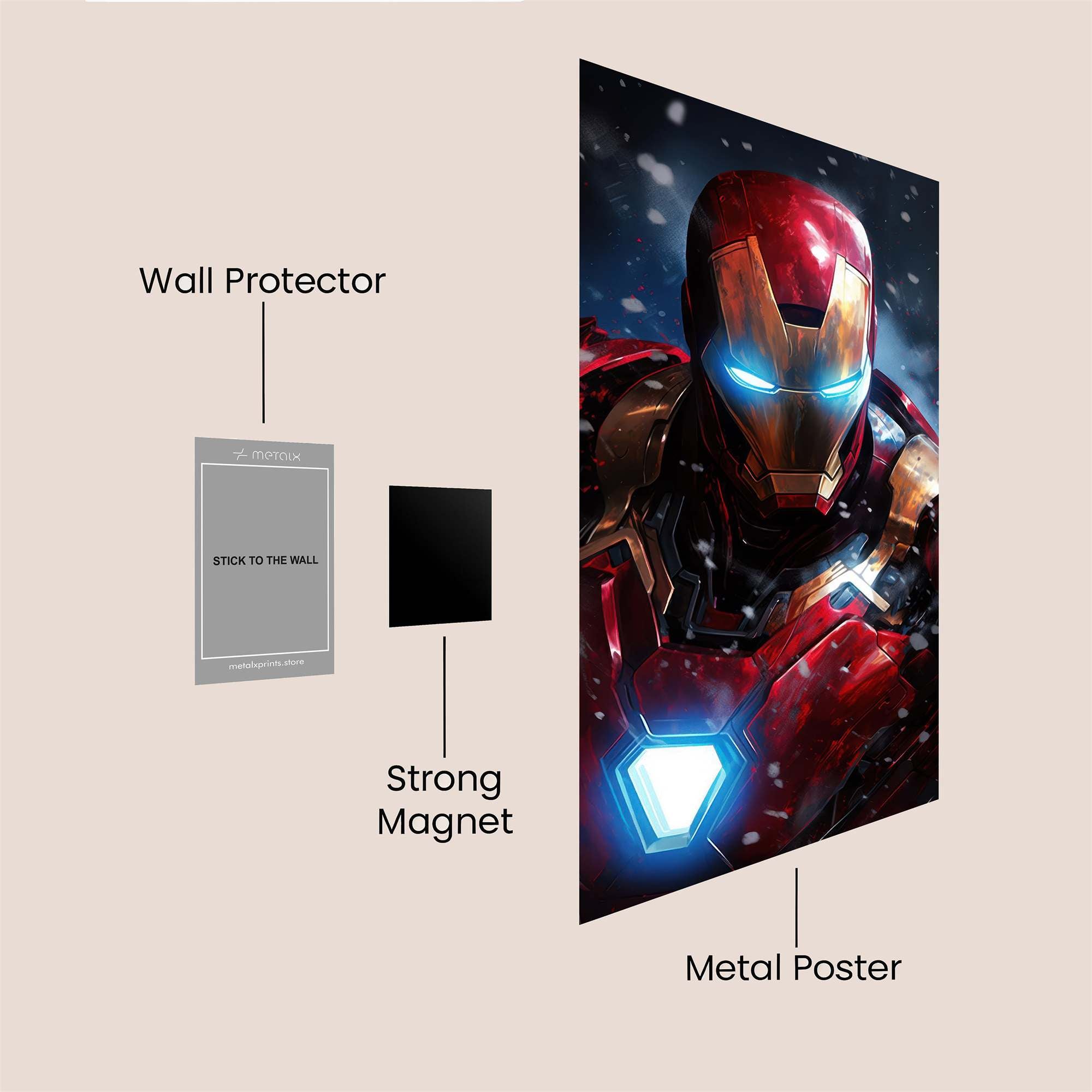 Ironman Brilliance Safe Wall Magnetic / M