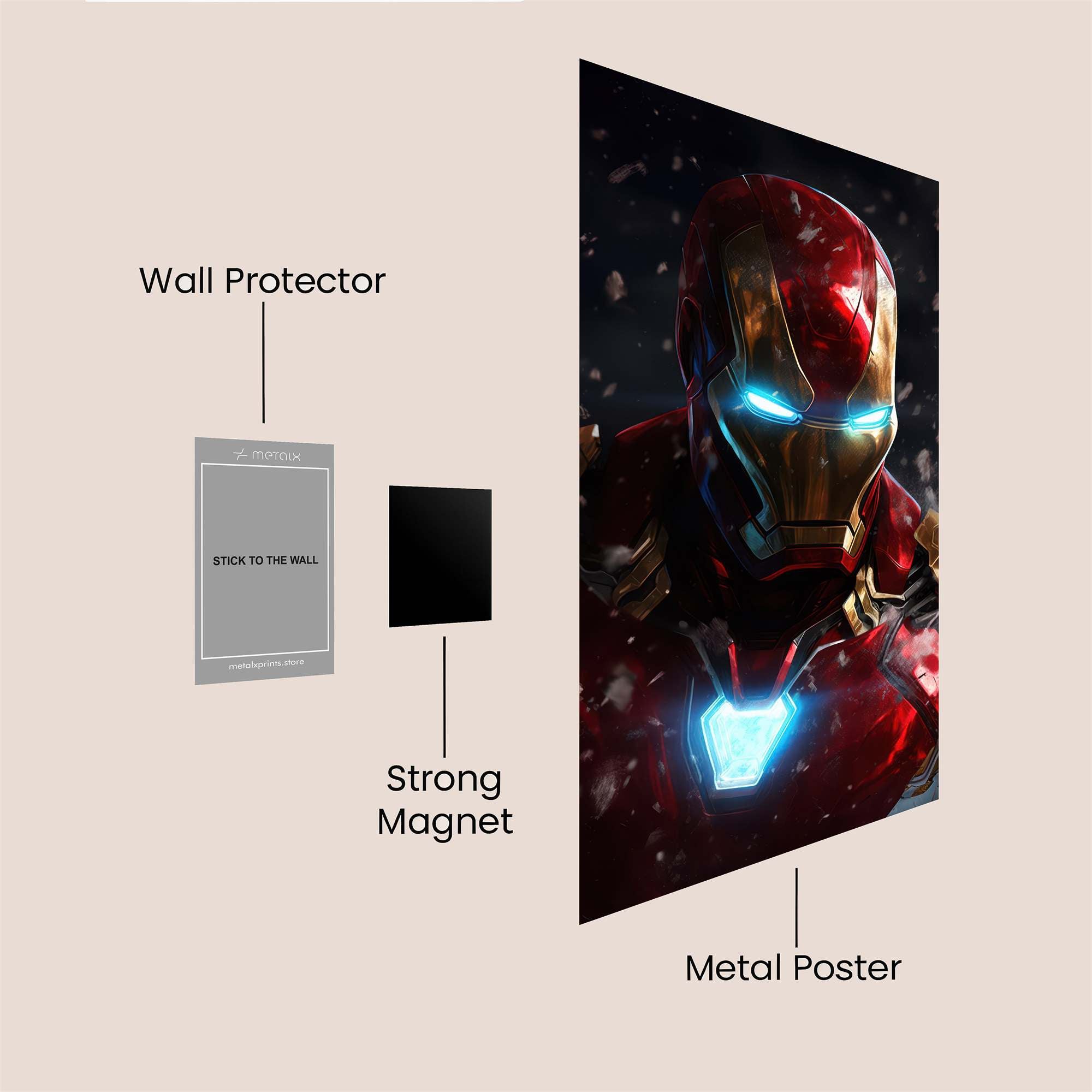 Ironman Resurgence Safe Wall Magnetic / M