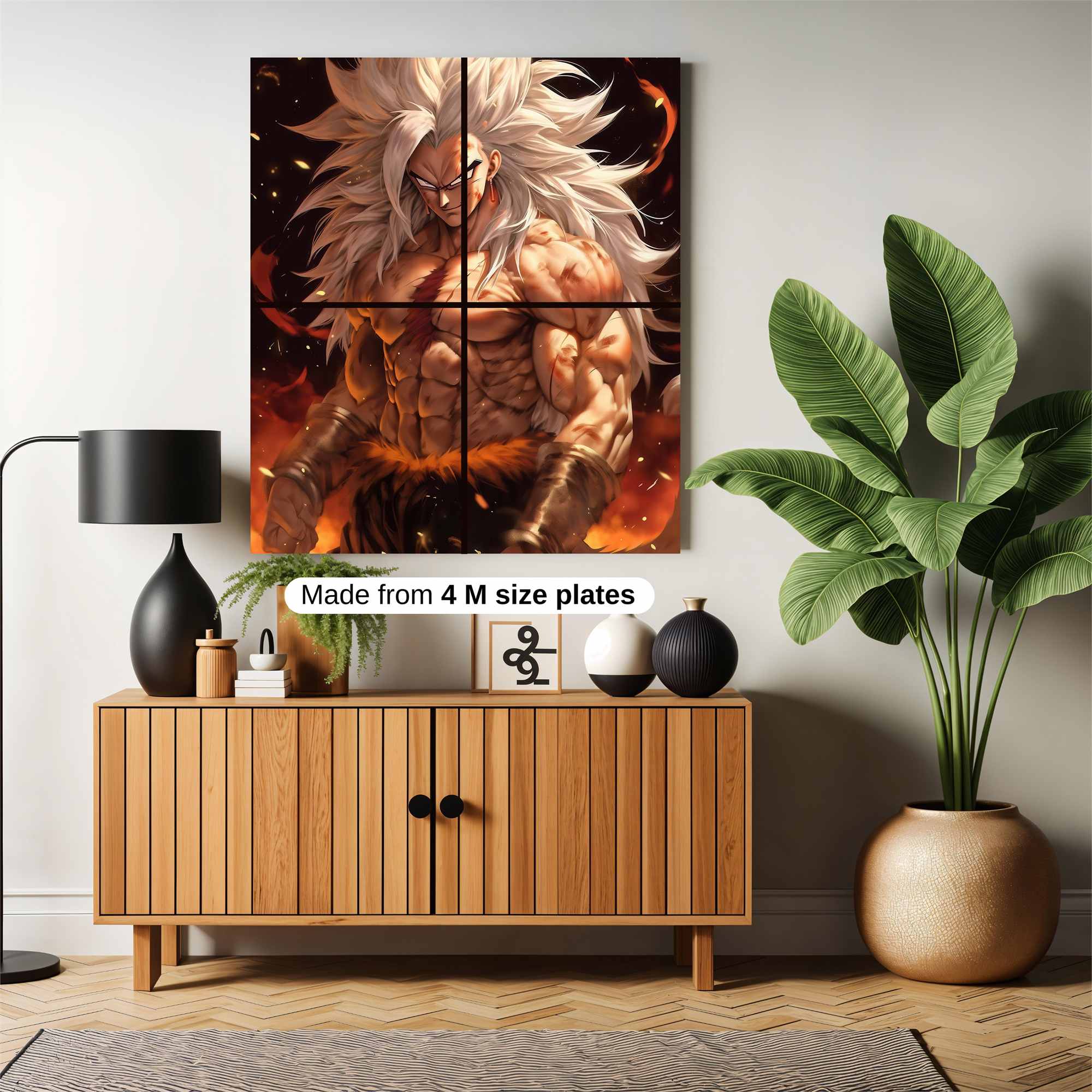 Saiyan Fury Safe Wall Magnetic / M