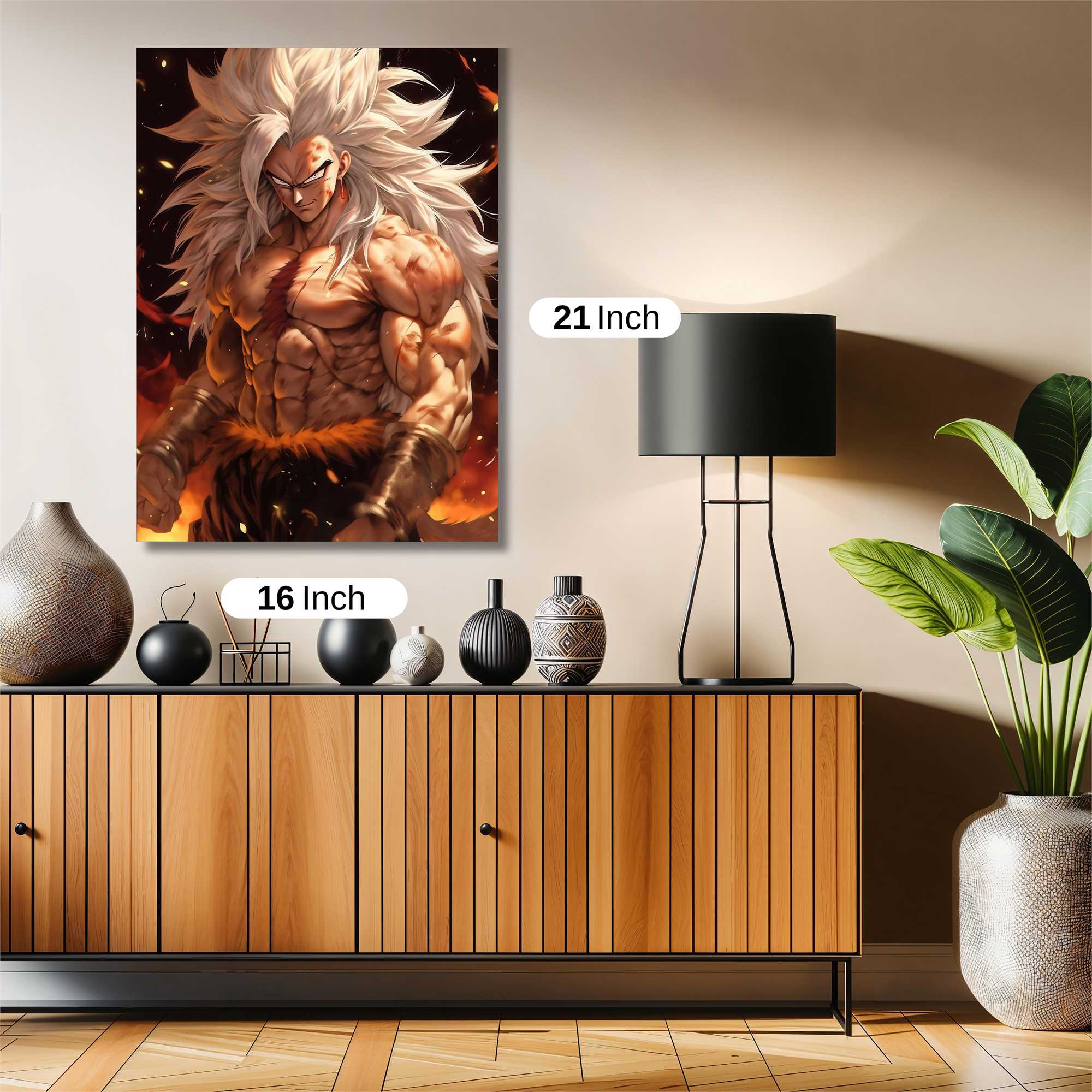 Saiyan Fury Safe Wall Magnetic / M