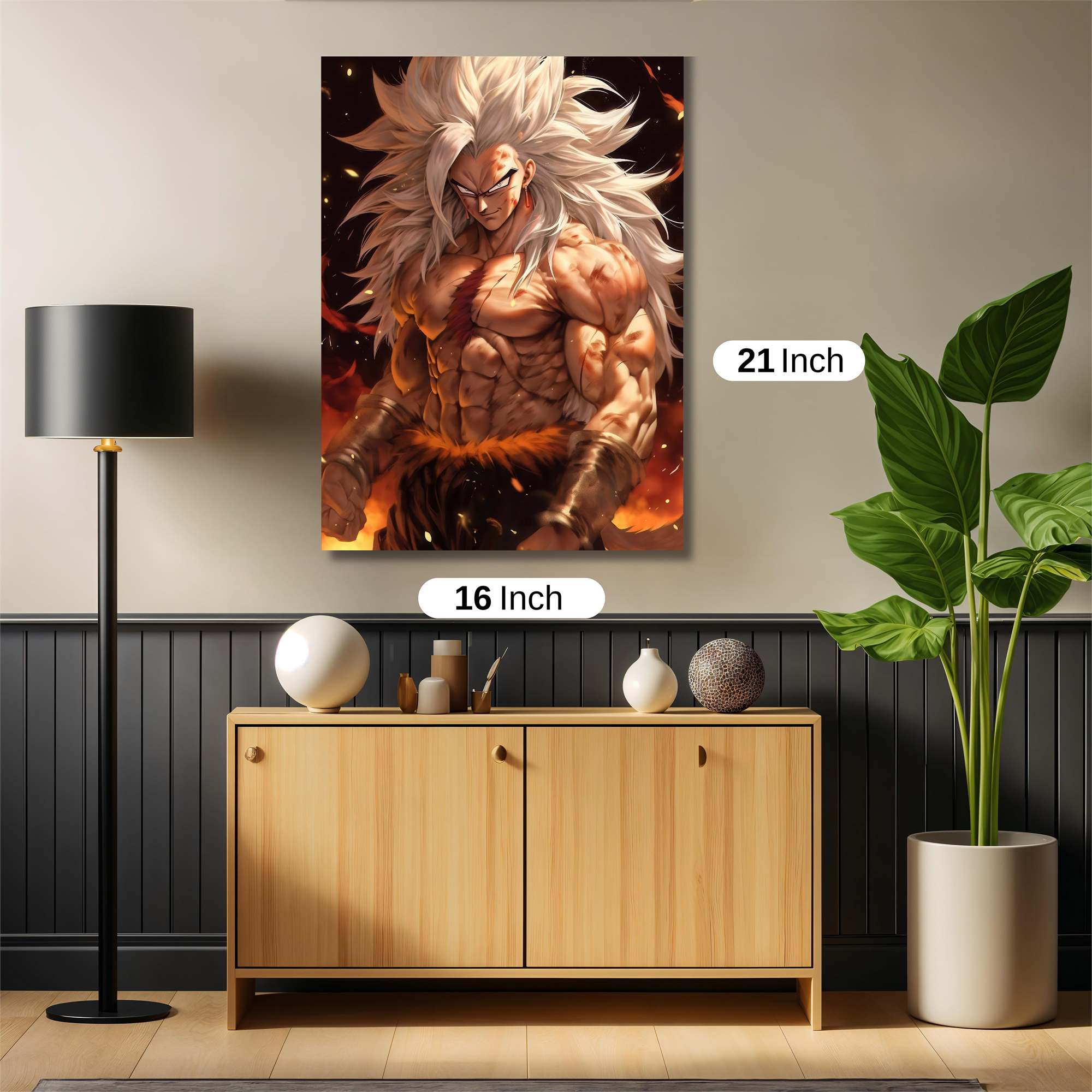 Saiyan Fury Safe Wall Magnetic / M