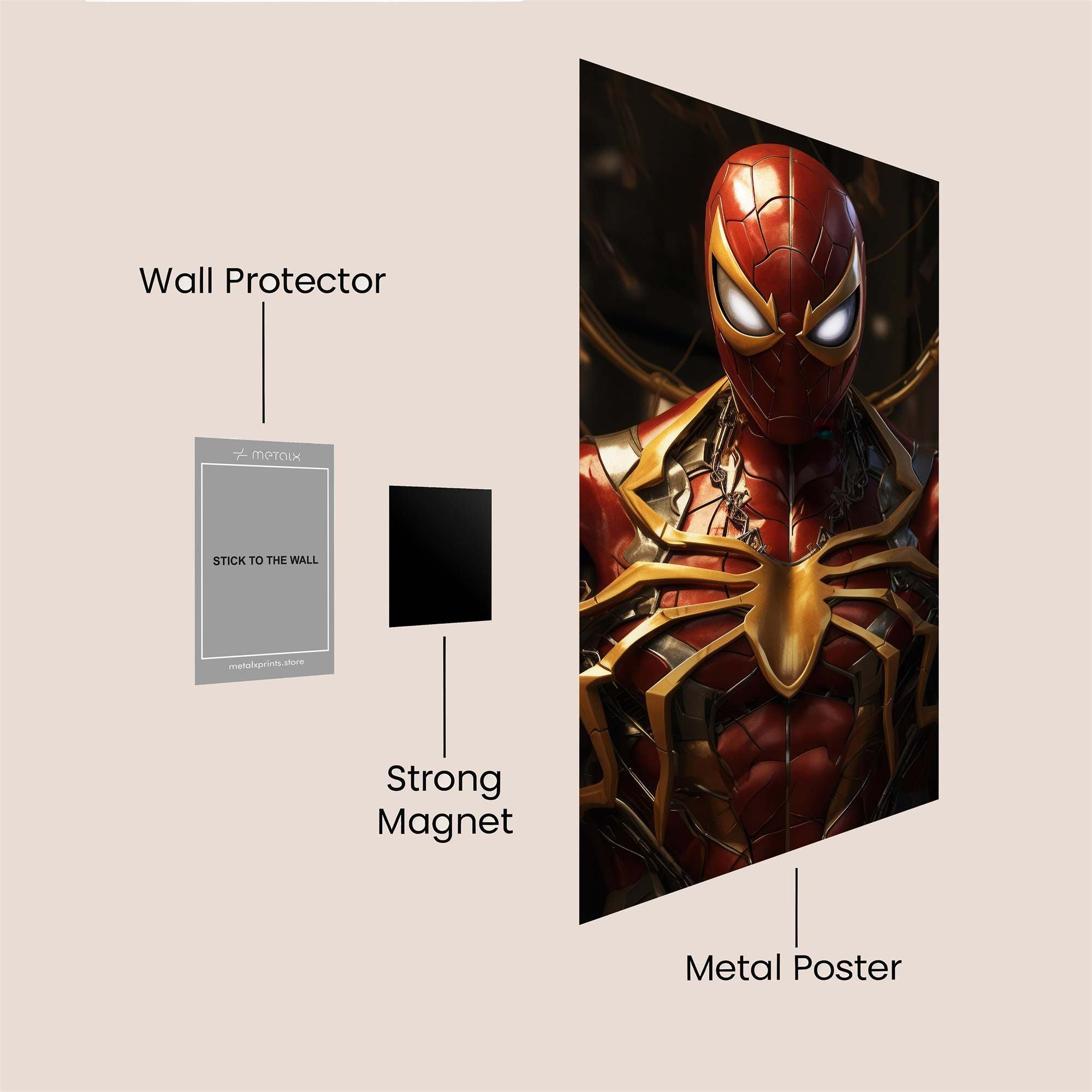 Iron Vigor Safe Wall Magnetic / M