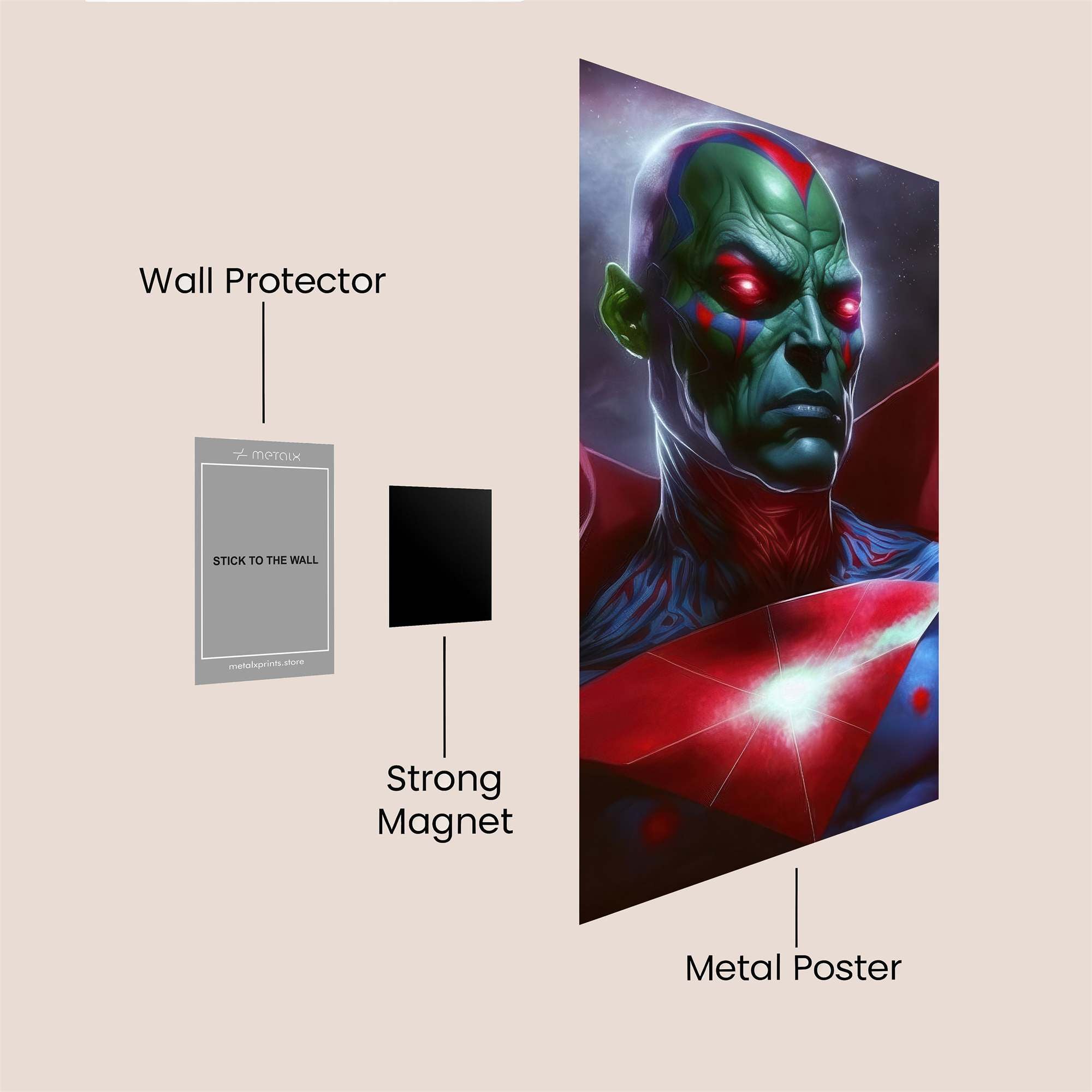Martian Mystique Safe Wall Magnetic / M