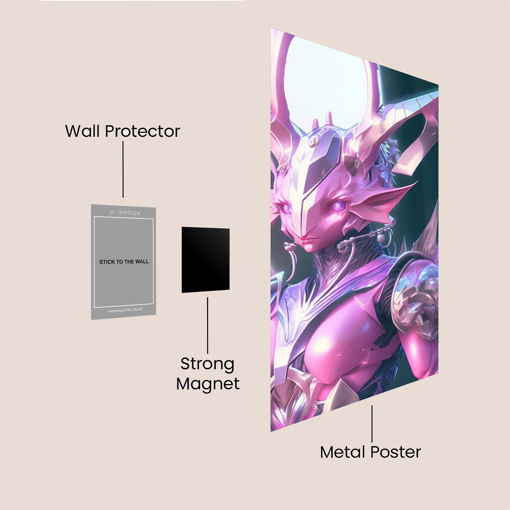 Celestial Guardian Safe Wall Magnetic / M