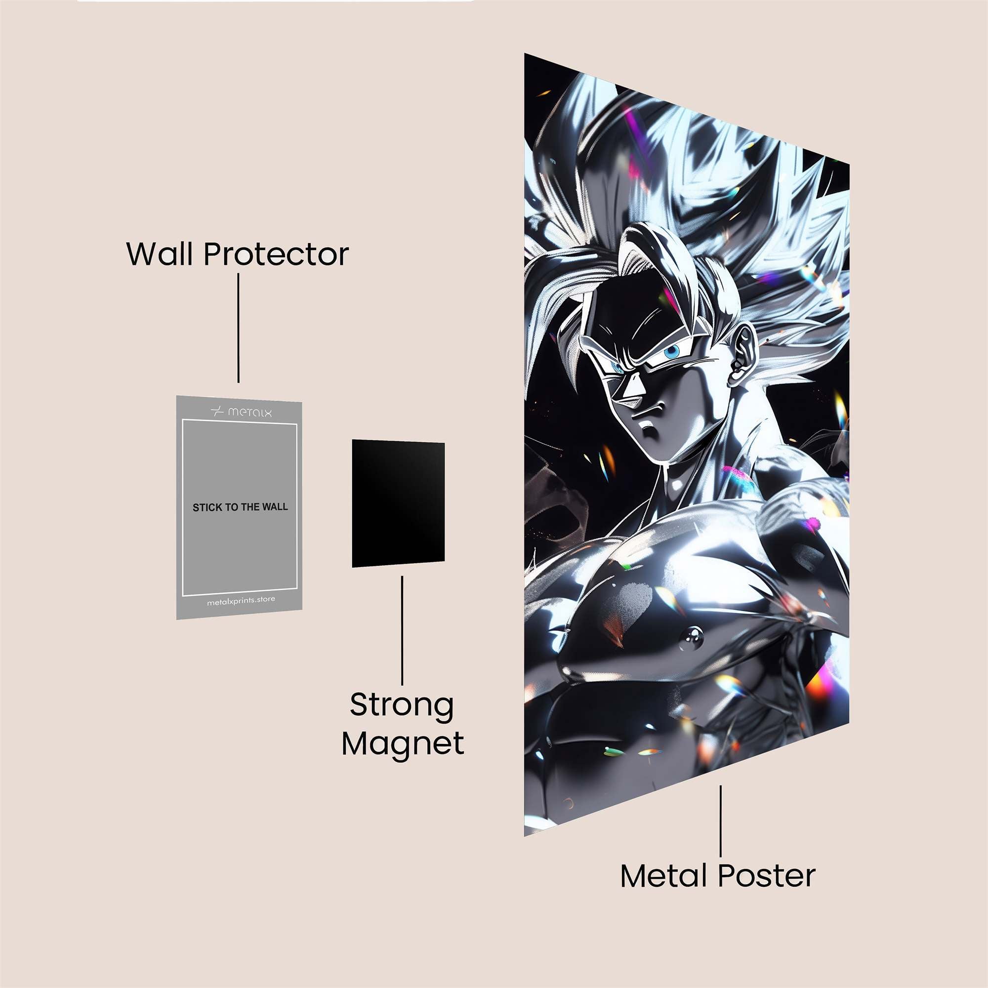 Goku Radiance Safe Wall Magnetic / M